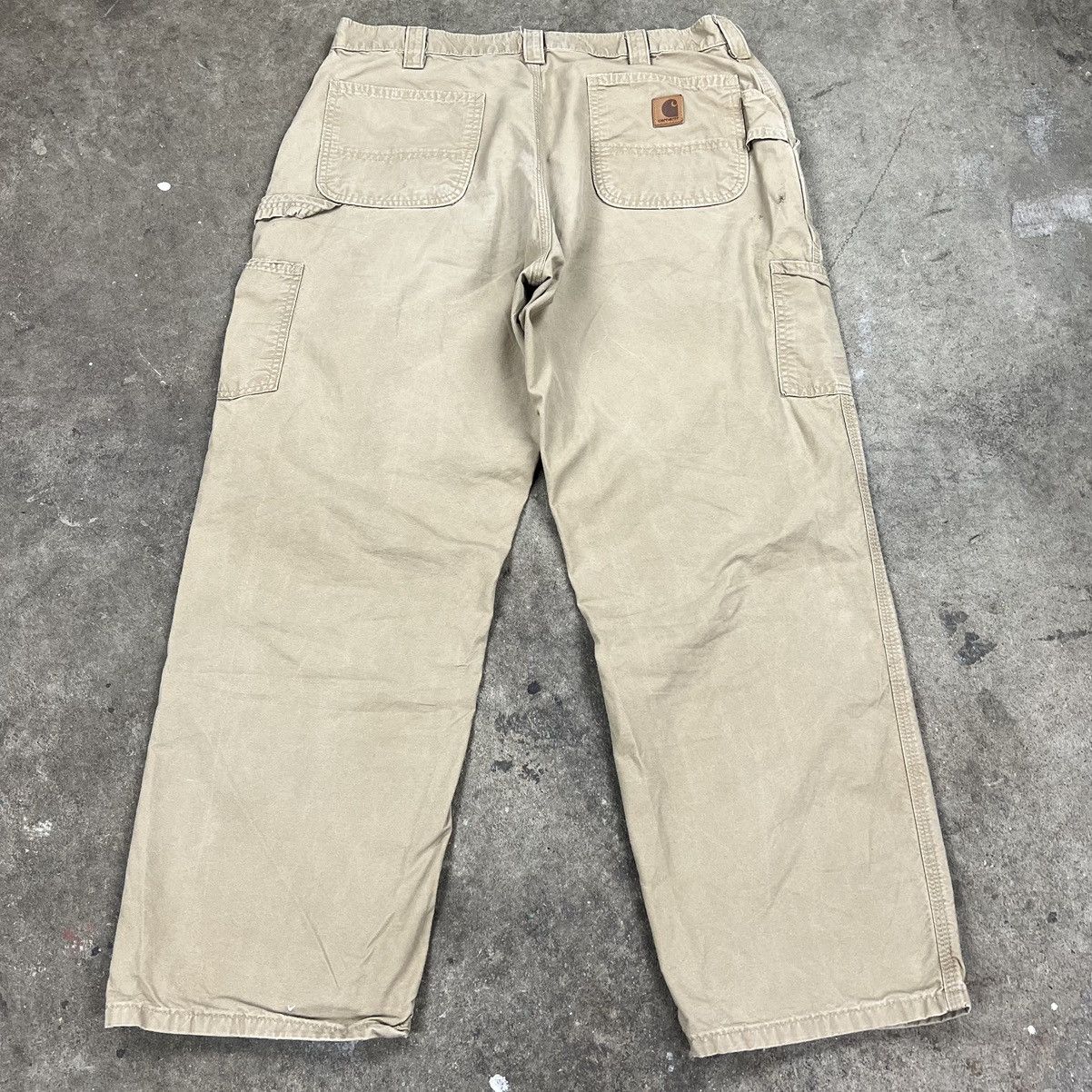 Carhartt × Vintage Tan Carhartt Carpenter Pants Size US 38 / EU 54 - 3 Thumbnail