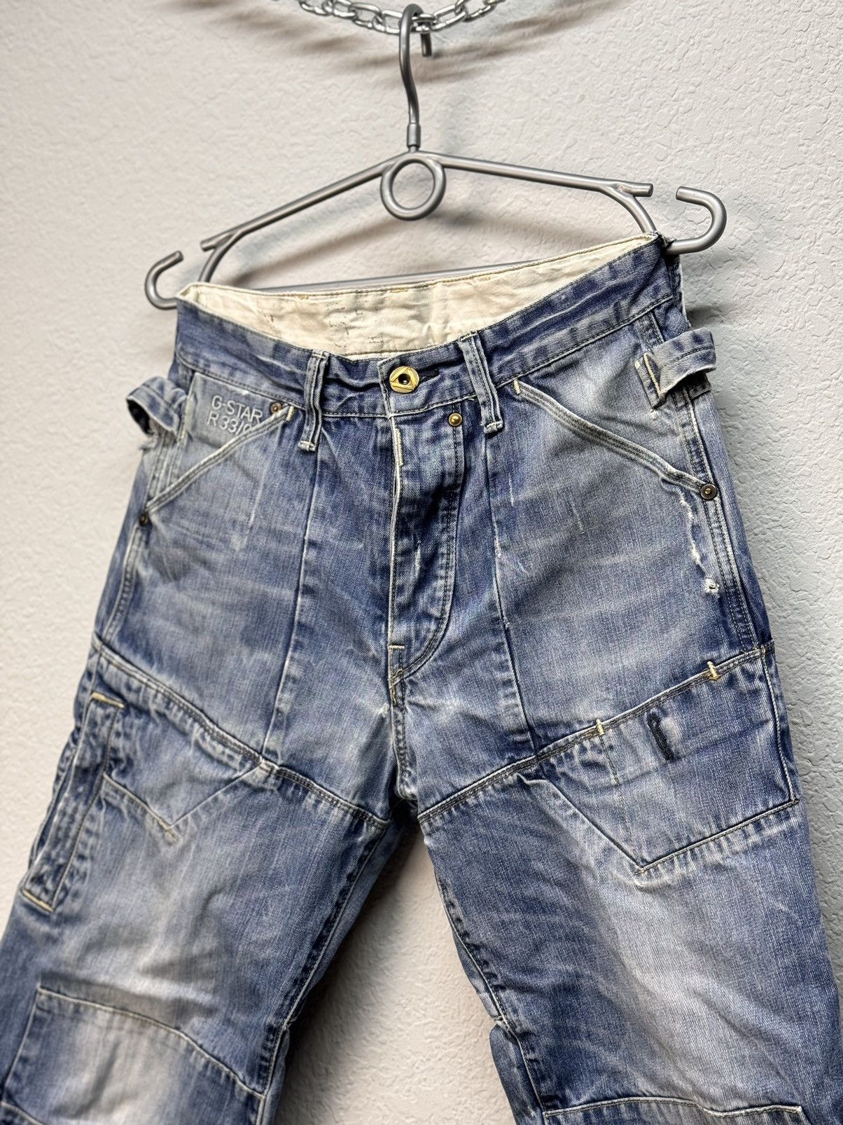 If Six Was Nine × Japanese Brand × Yohji Yamamoto VTG Yohji Yamamoto Junya Watanabe Style Bondage Cargo Pants Size US 30 / EU 46 - 6 Thumbnail