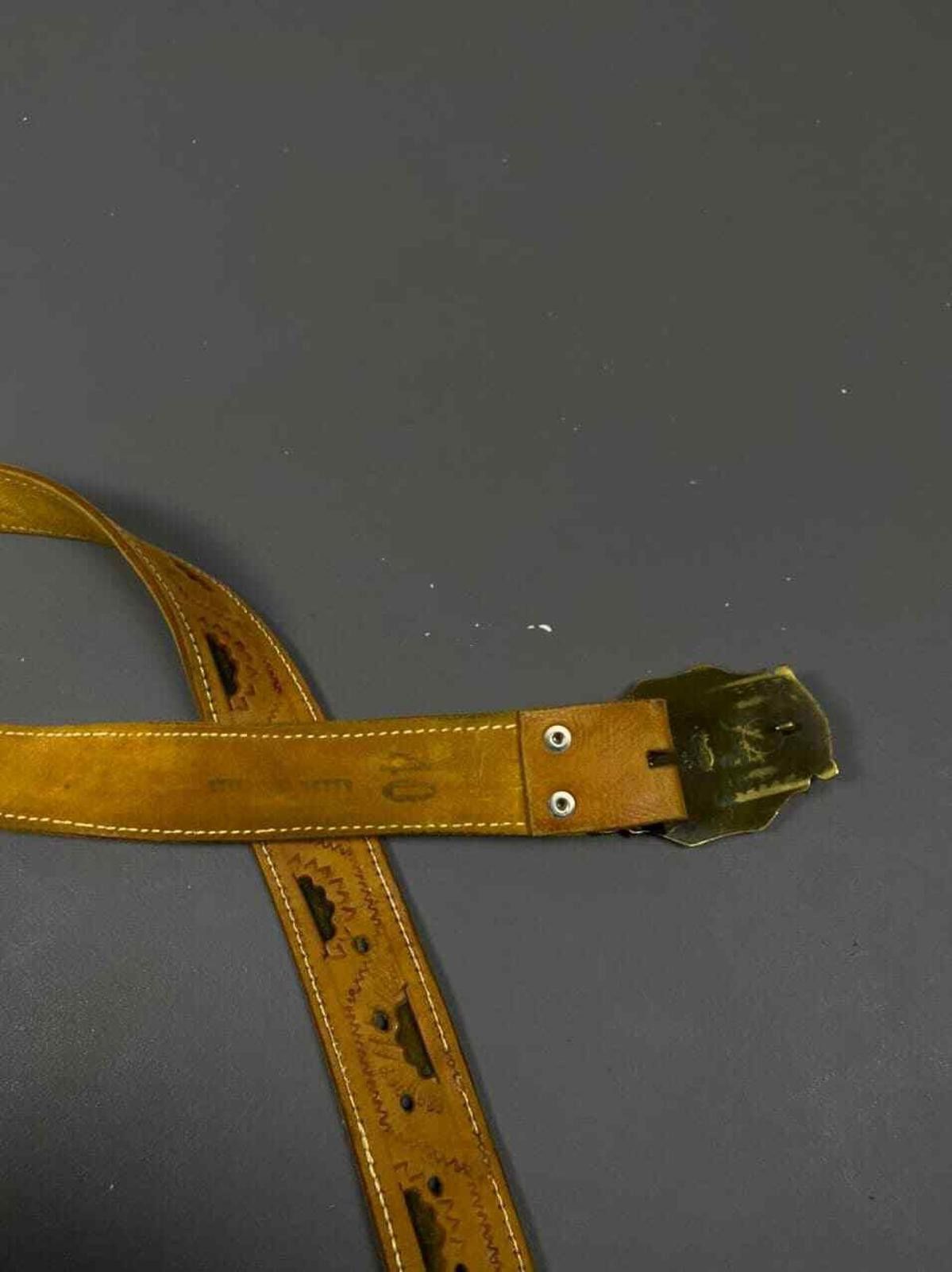 Designer Vintage 1978 Raintree Metal Eagle American Belt Mens 40 Size ONE SIZE - 6 Thumbnail