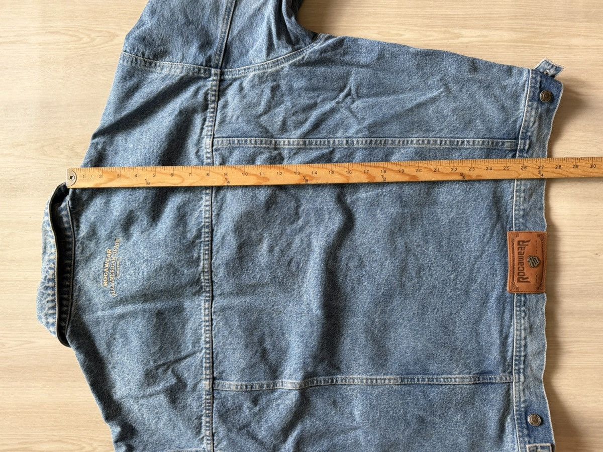 Rocawear Vintage Rocawear Blue Denim Truckers Jean Jacket Sz XL 100% Size US XL / EU 56 / 4 - 6 Thumbnail
