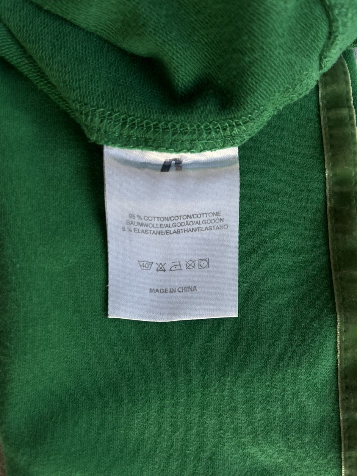 Japanese Brand Vintage Russell Athletic Zip-Up Track Jacket Green Y2K Steez Size S / US 4 / IT 40 - 5 Thumbnail