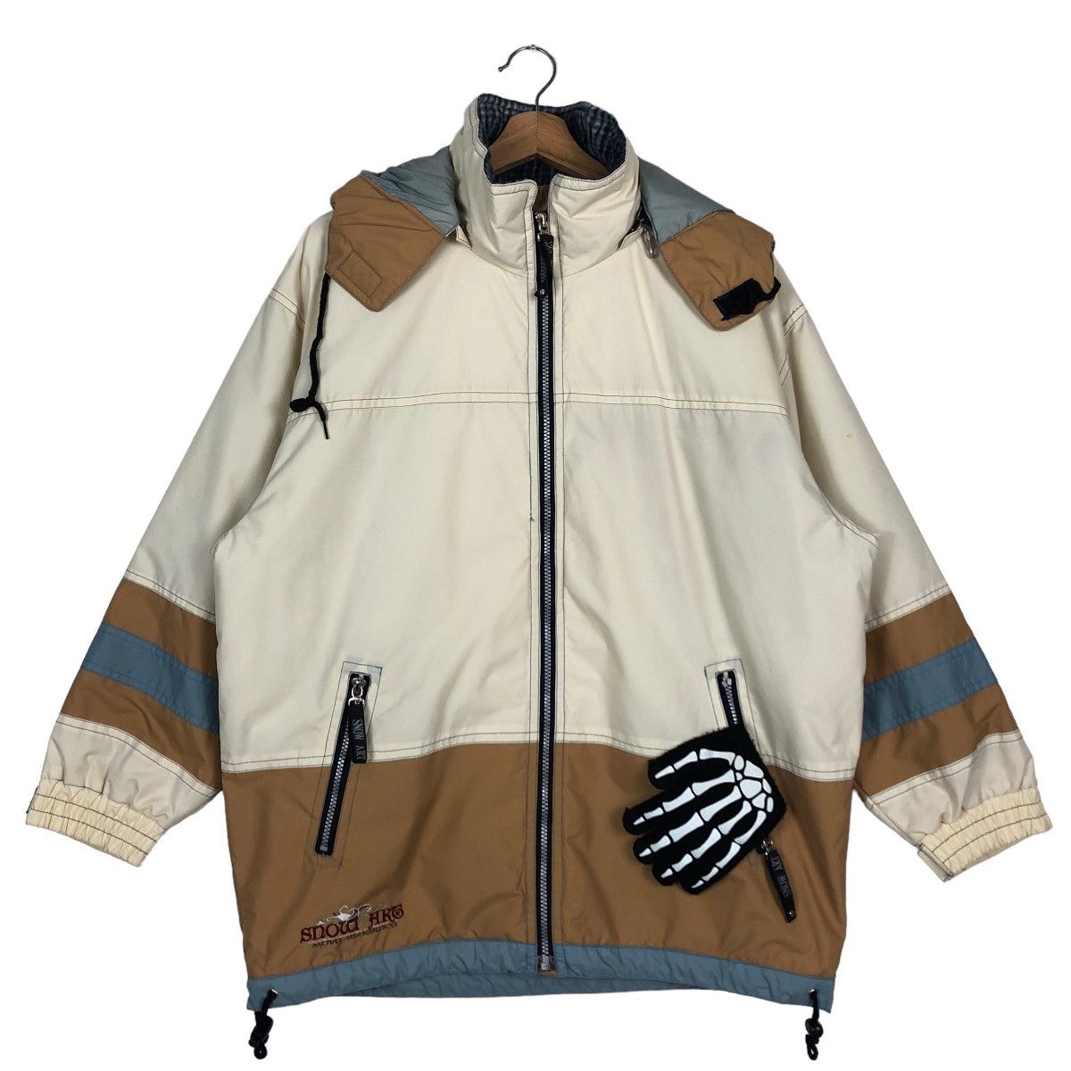 Japanese Brand 🔥Vintage Ski Jacket Cargo Pocket Snow Arg Japan Made Size US L / EU 52-54 / 3 - 1 Thumbnail