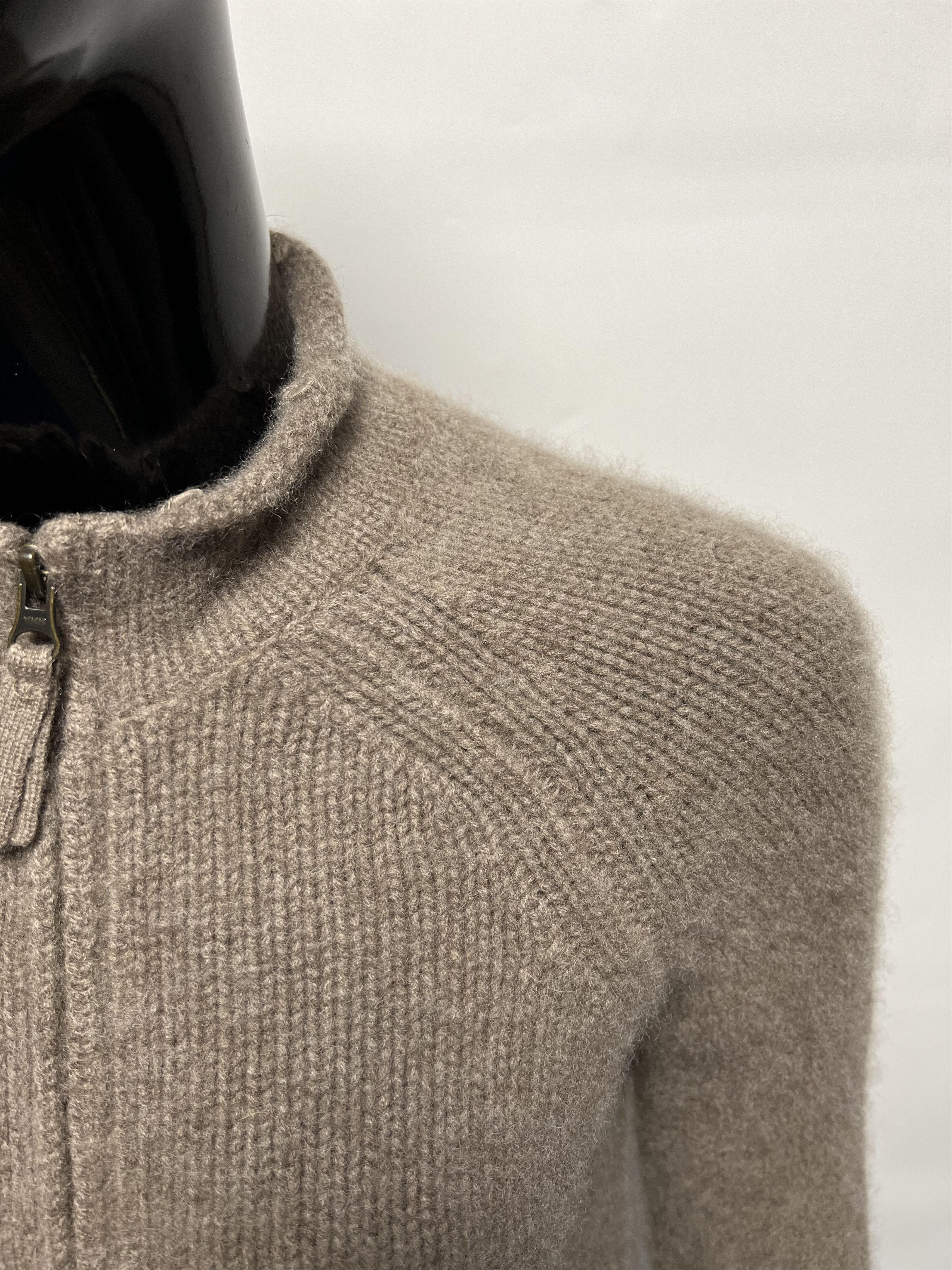 Other 100% Cashmere Women’s Knit Full Zip Sweater Real Fur Trim Size S / US 4 / IT 40 - 12 Thumbnail