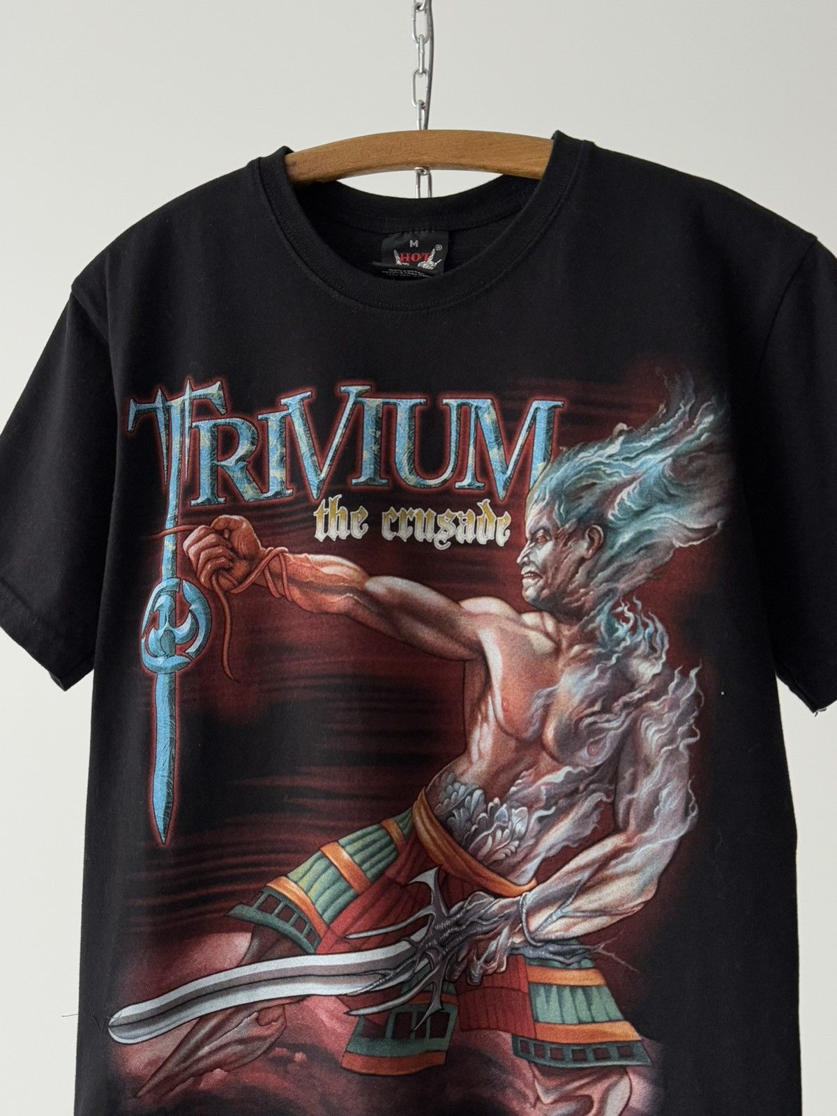 Band Tees × Vintage Vintage 00s Trivium ‘The Crusade’ Metal Band T-Shirt Size US M / EU 48-50 / 2 - 2 Thumbnail