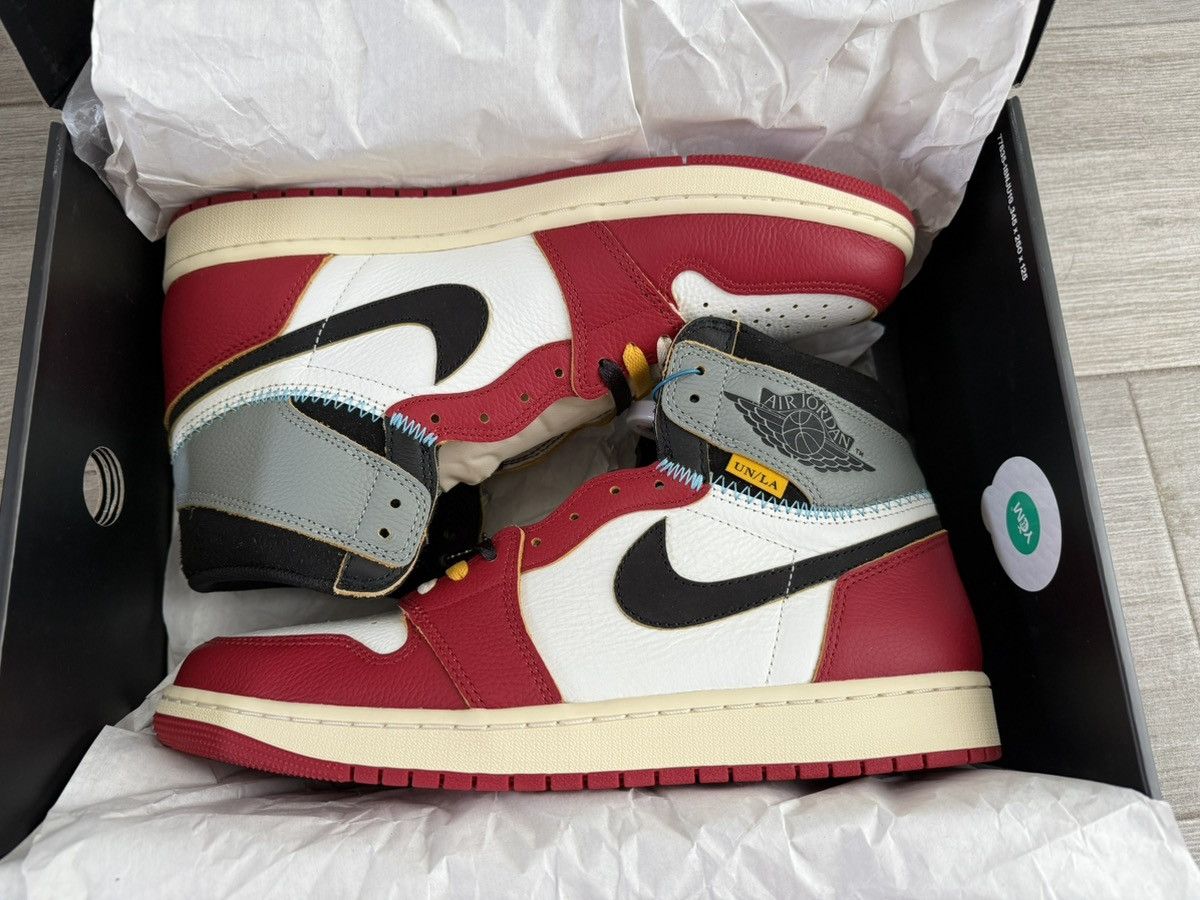 Jordan Brand × Union LA Union LA Air Jordan 1 Retro High Chicago Shadow Red Black 12 Size US 12 / EU 45 - 3 Thumbnail