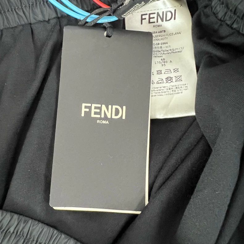 Fendi Fendi Printed Silk Shorts with Tags Size US 44 / EU 60 - 3 Thumbnail