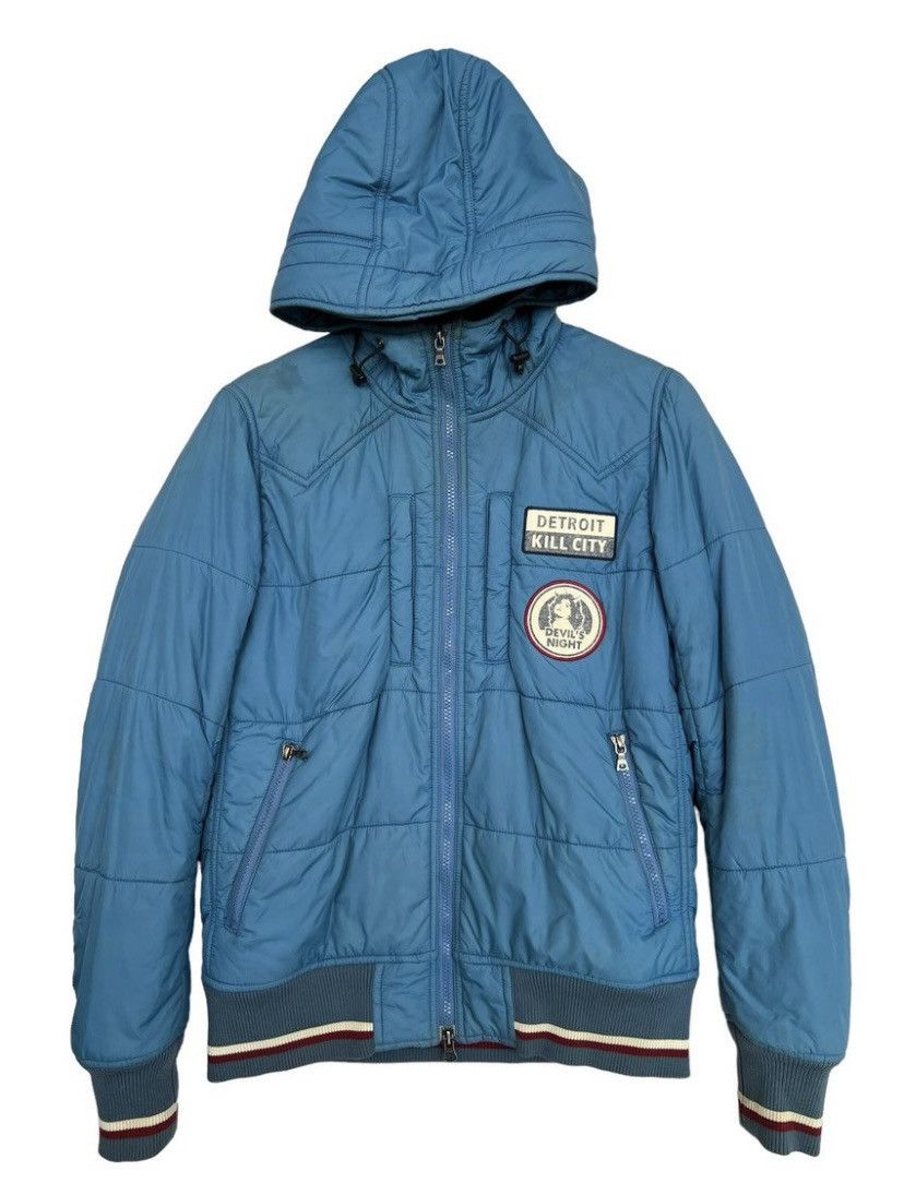Hysteric Glamour Hysteric Glamour Patch Blue Puffer Jacket Small Size US S / EU 44-46 / 1 - 1 Thumbnail