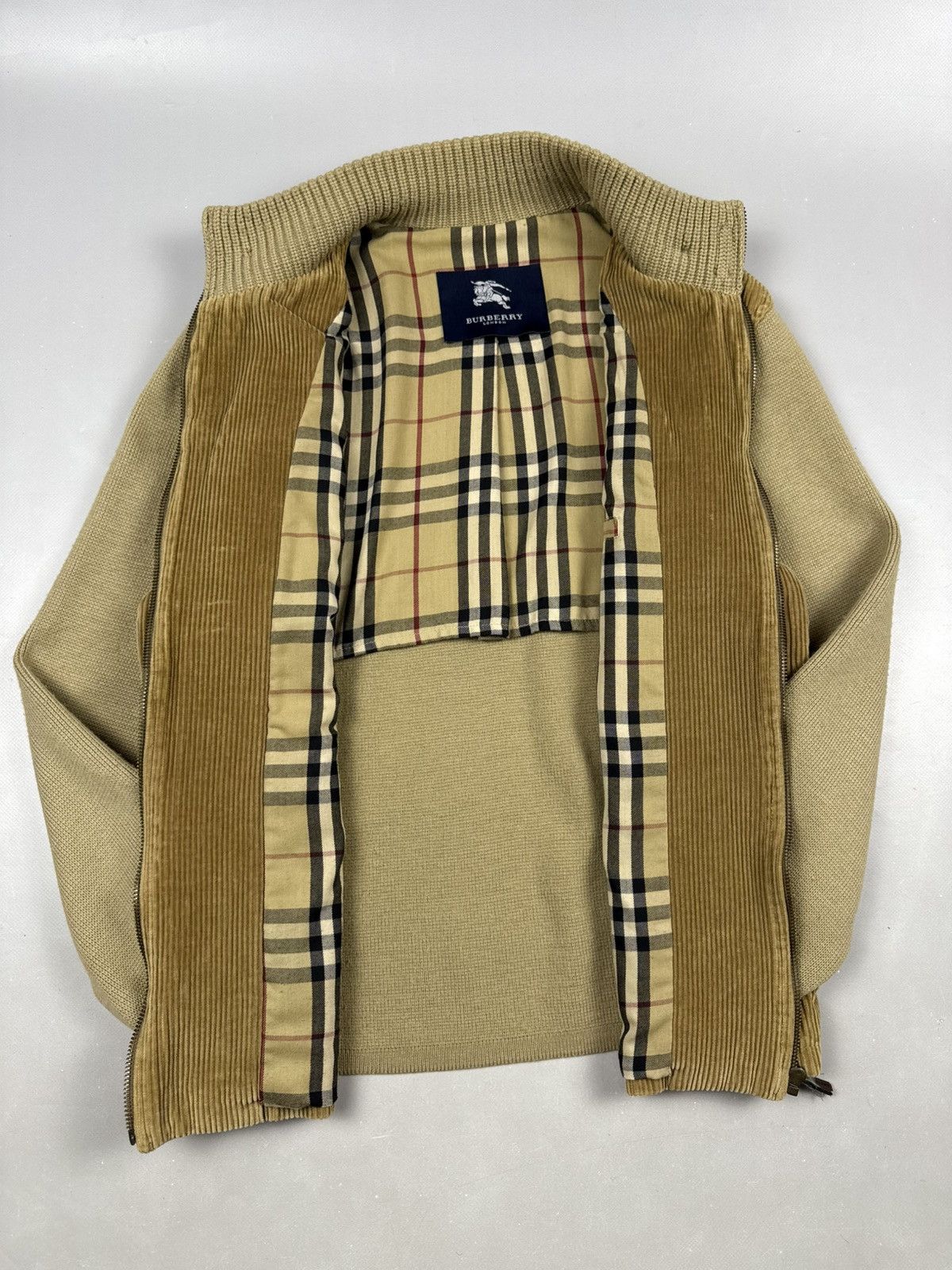 Burberry Burberry veste jacket curdoroy beige novachek old money Size US M / EU 48-50 / 2 - 7 Thumbnail