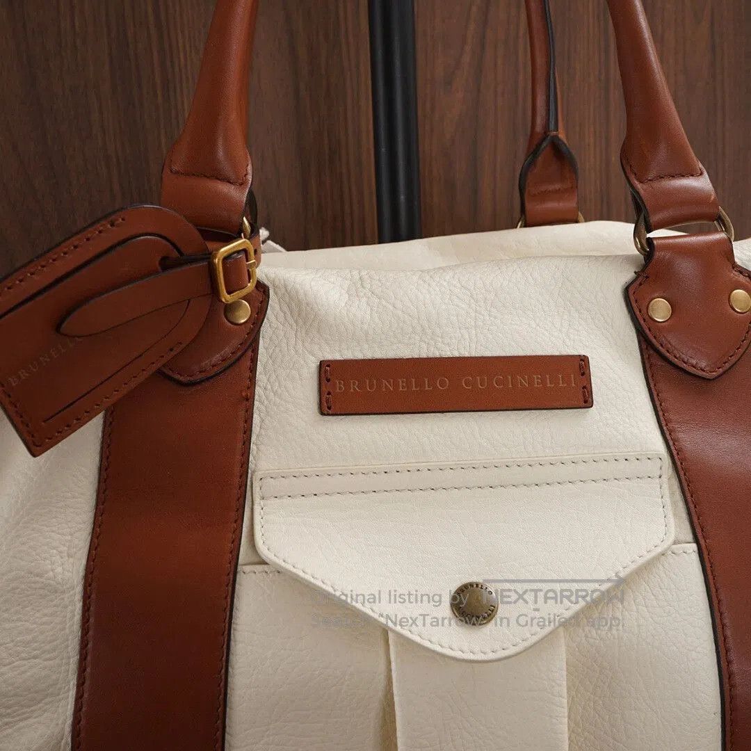 Brunello Cucinelli Brunello Cucinelli Leather Travel Bag. Size ONE SIZE - 3 Thumbnail