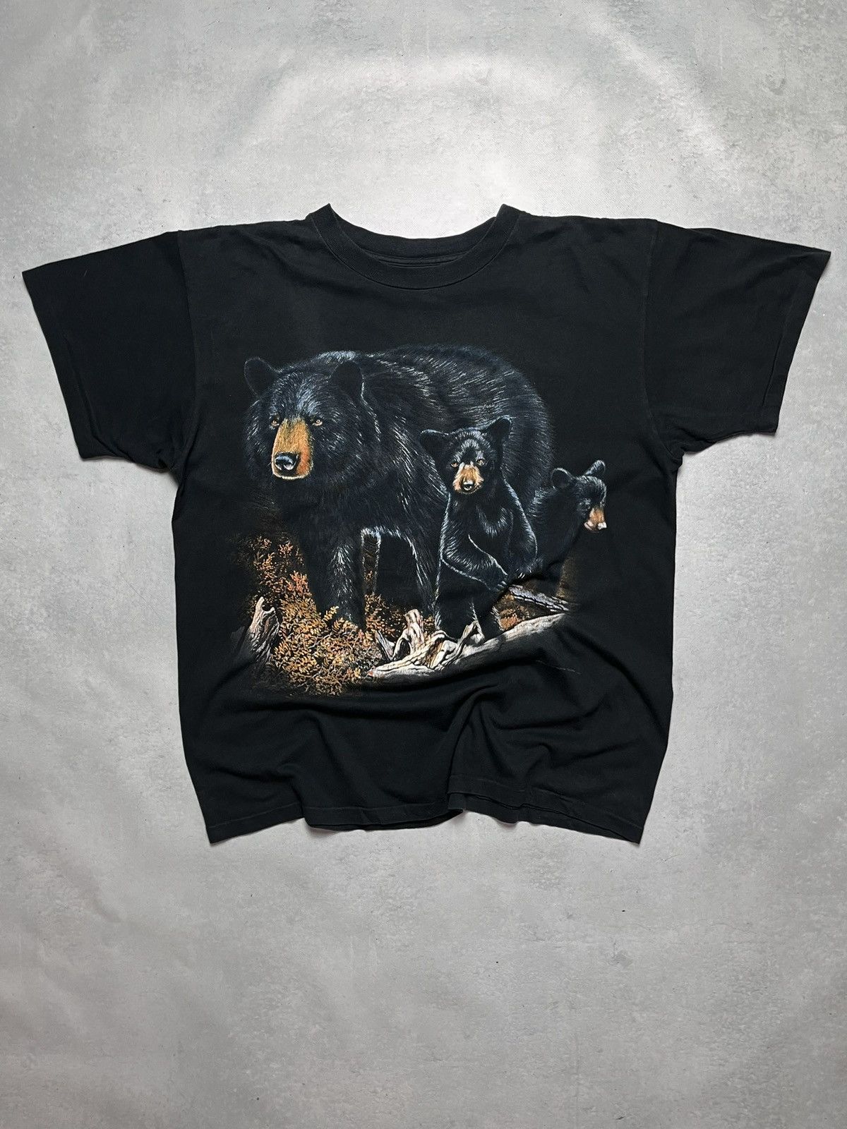 Harley Davidson VERY RARE 1994 BEAR VINTAGE 3D EMBLEM T-SHIRT Size US L / EU 52-54 / 3 - 1 Thumbnail