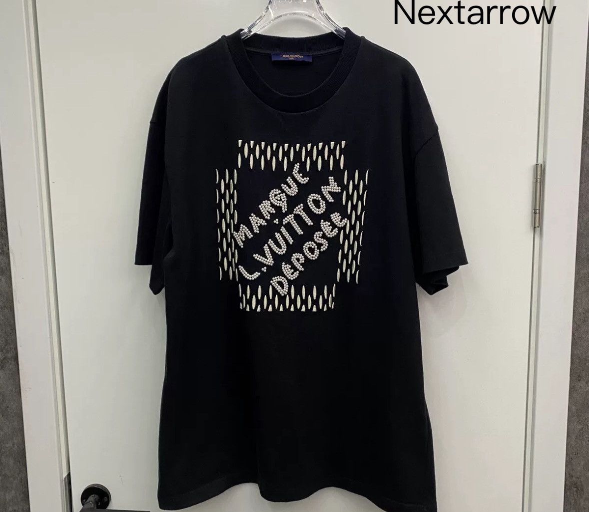Louis Vuitton Louis Vuitton Phidon Embroidered Pearl Short Sleeve Size US XL / EU 56 / 4 - 1 Thumbnail