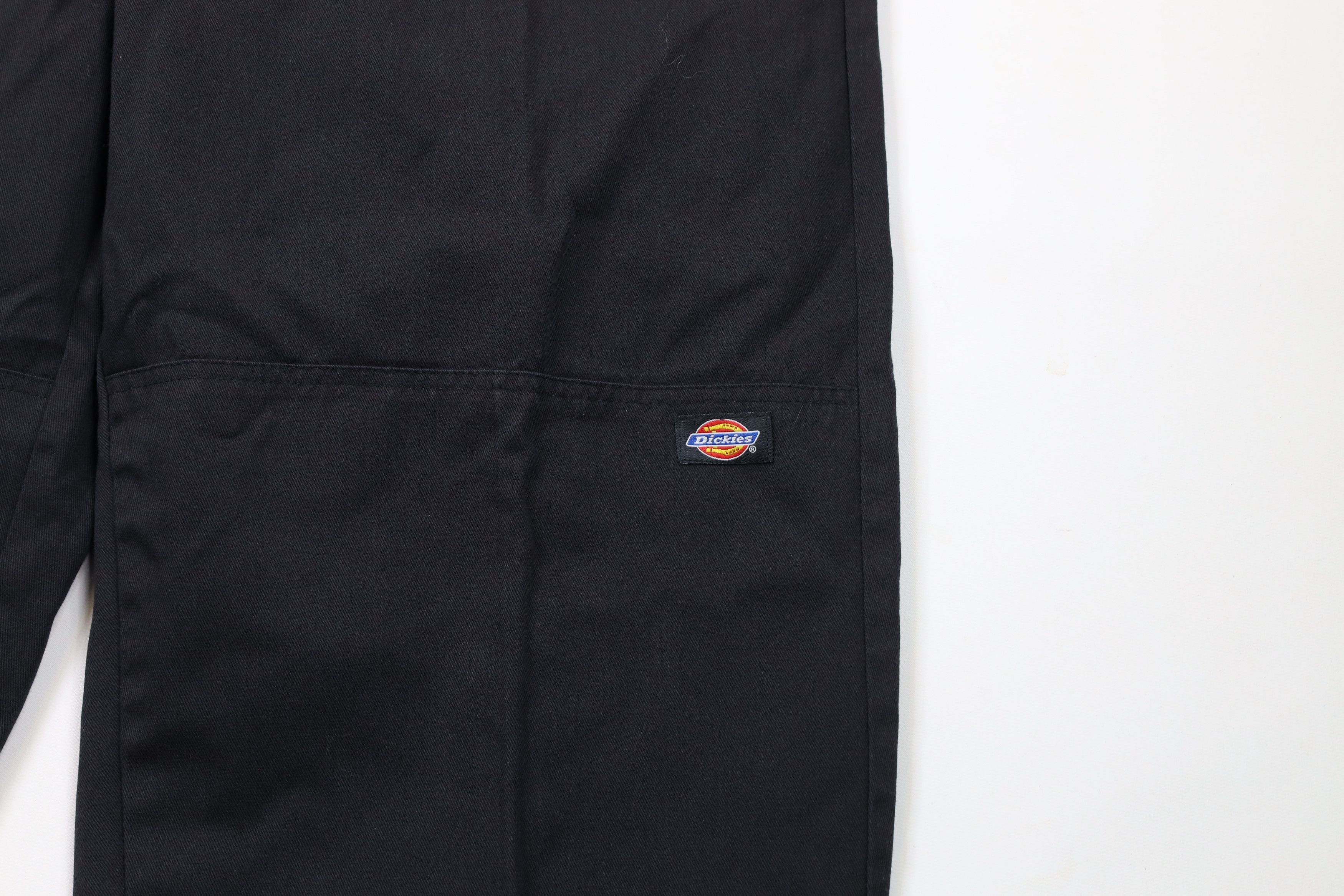 Dickies × Vintage Vintage 90s Dickies Double Knee Wide Leg Pants Black USA Size US 40 / EU 56 - 5 Thumbnail