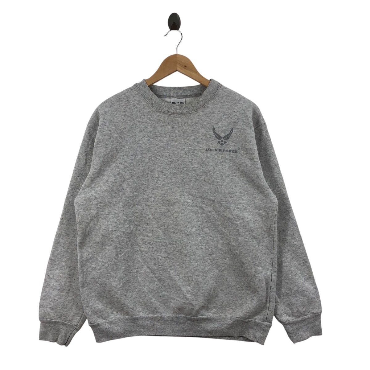 Vintage Vintage USAF US AIR Force Made in Usa Sample Sweatshirt Size US M / EU 48-50 / 2 - 2 Thumbnail