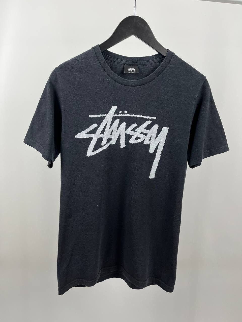 Stussy Vintage Stussy T-Shirt Big Logo Black Size S Size US S / EU 44-46 / 1 - 1 Thumbnail