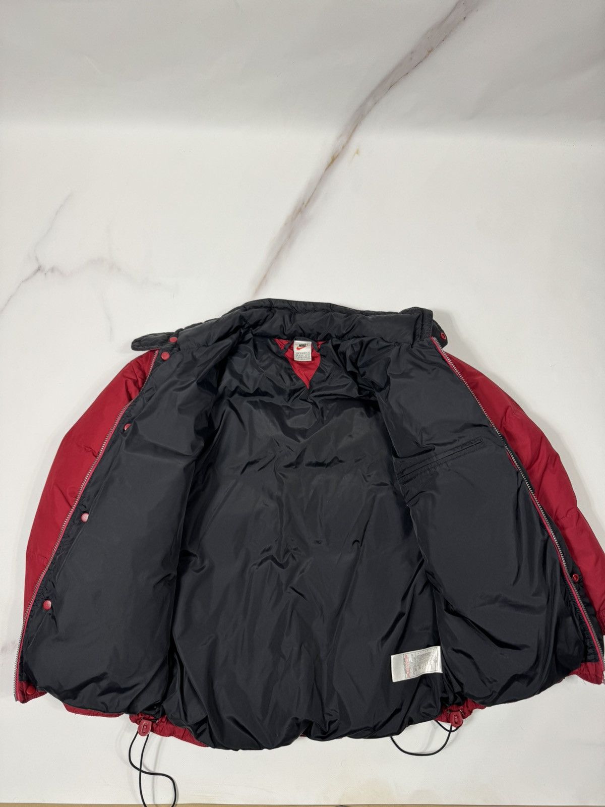 Nike Vintage 90s Nike Big Swoosh Puffer Down Jacket Size US S / EU 44-46 / 1 - 16 Thumbnail