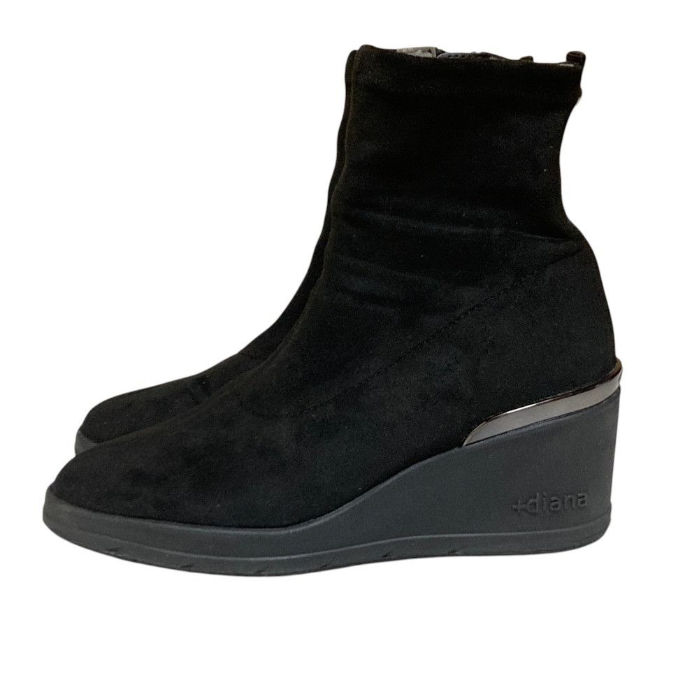 Other Other Diana Stretch Short Boots Leather Shoes HE66599 DUTY FREE for USA Size ONE SIZE - 1 Thumbnail