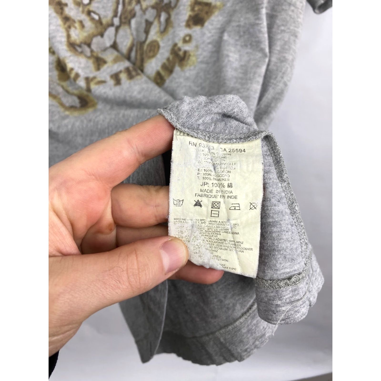 Diesel VINTAGE Diesel Punk Rock T-Shirt Mens M Gray / Grey Rare Retro Y2K Hype Size US M / EU 48-50 / 2 - 6 Thumbnail