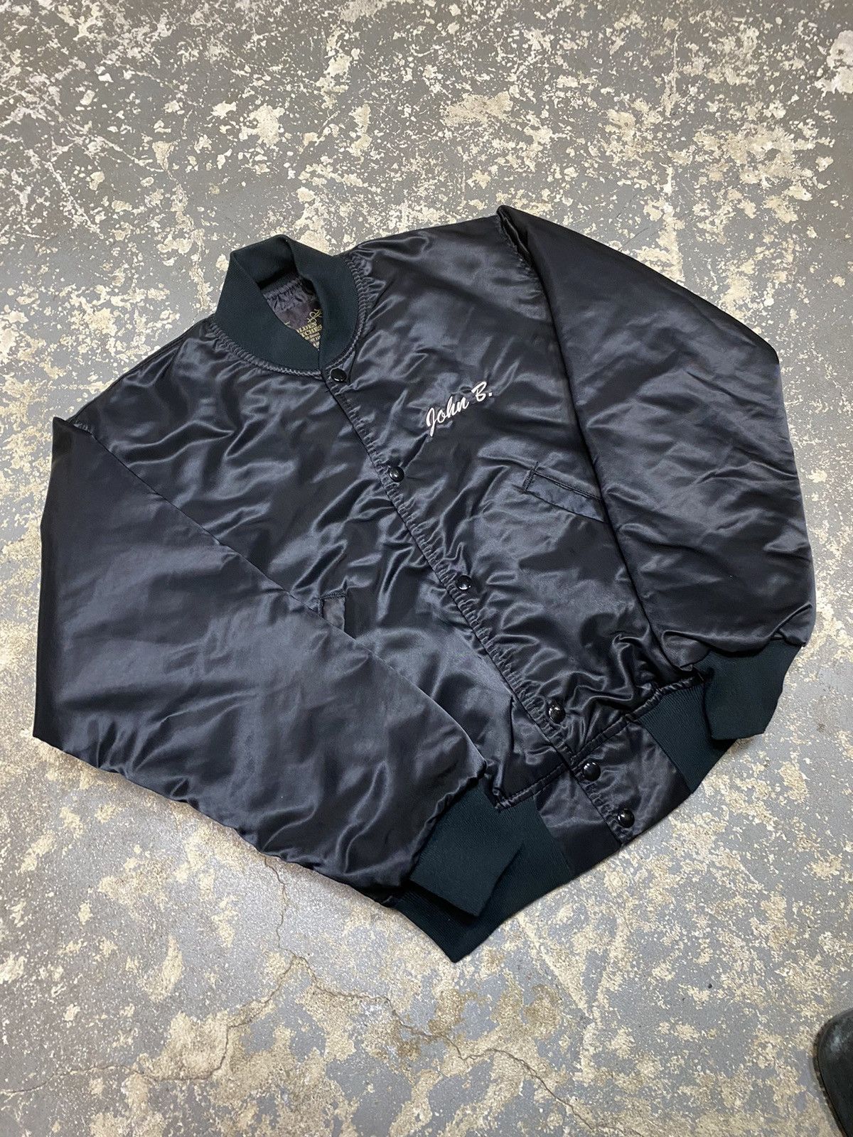 Vintage Vintage Golden Stitches T&S Trucking Brooklyn NY Satin Jacket Size US S / EU 44-46 / 1 - 12 Thumbnail