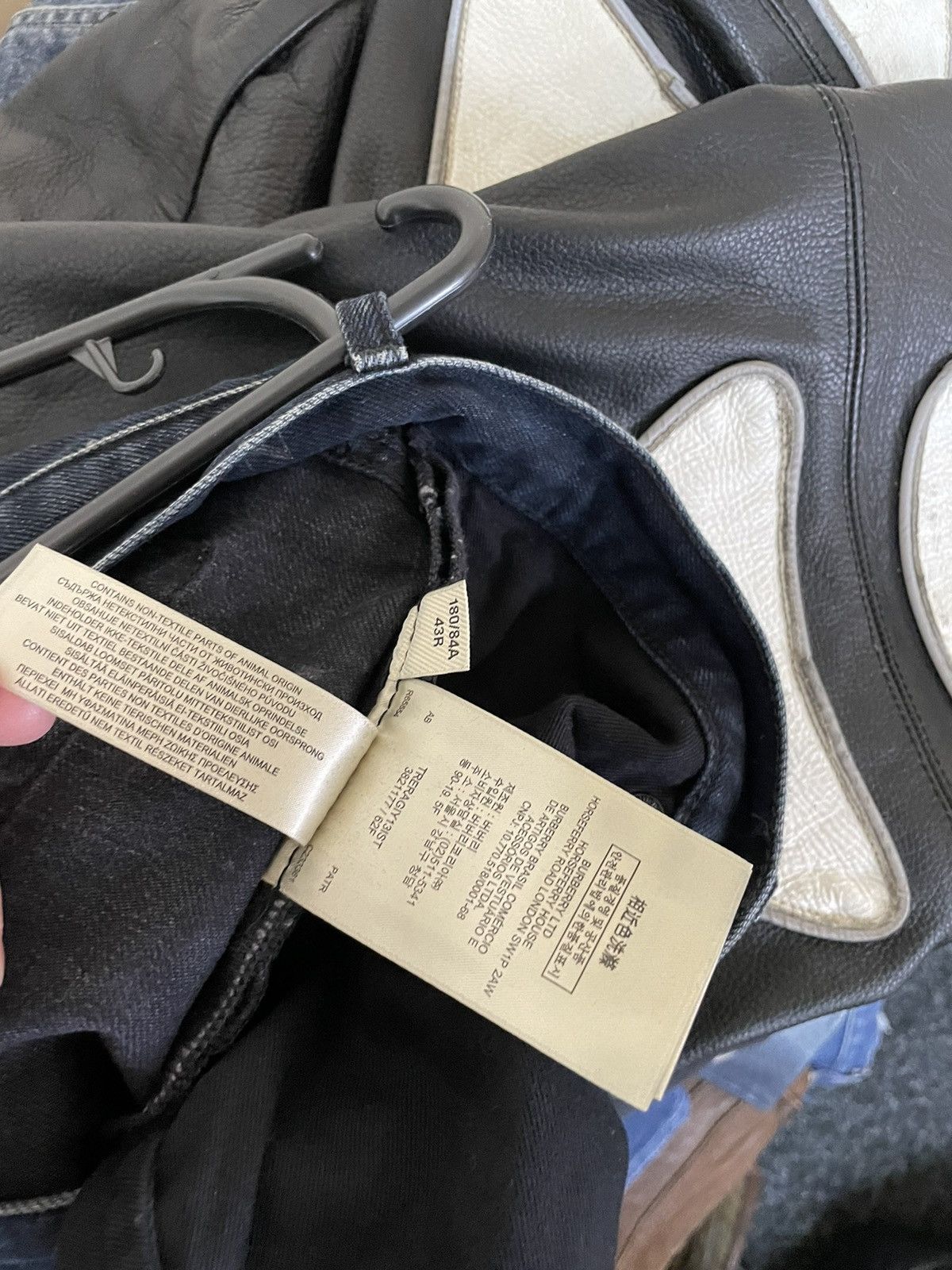 Burberry × Japanese Brand Burberry black Denim Jeans Pants old money brit nova check Size US 33 - 8 Thumbnail