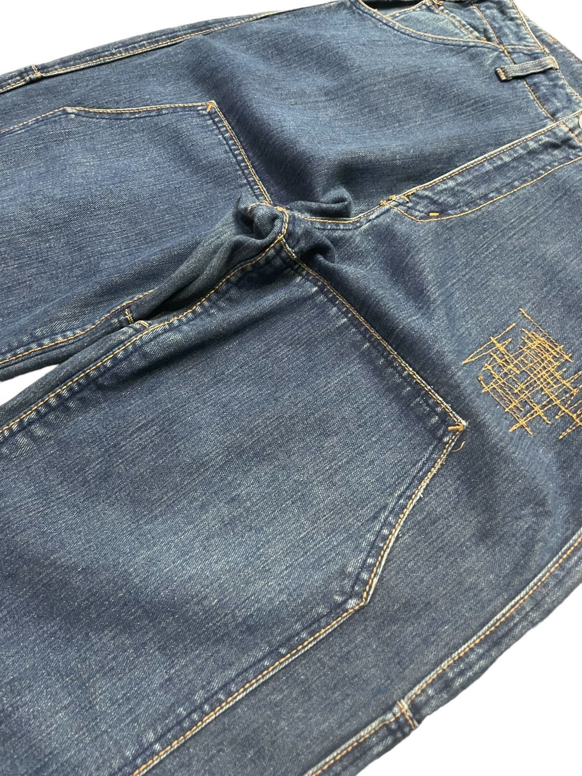 JNCO × Wu-Tang Clan Amore Puro Japan Double Knee Massive Baggy Craft Jeans Size US 30 / EU 46 - 6 Thumbnail