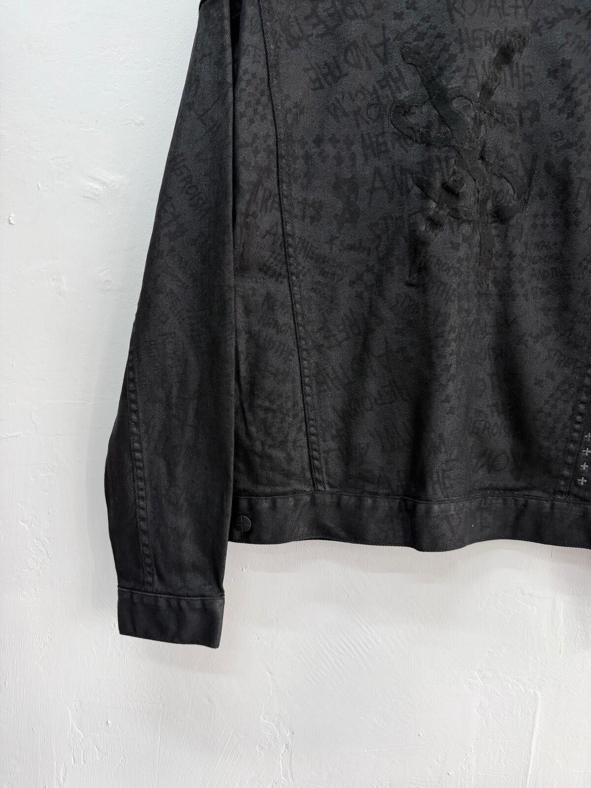 Ksubi new ksubi mens denim oh g jacket black grease medium m 1 Size US M / EU 48-50 / 2 - 3 Thumbnail