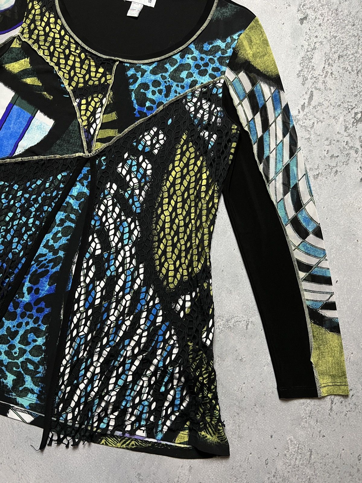 Joseph Ribkoff Joseph Ribkoff Colour-Blocked Tunic In Multicolour Vintage Size XL / US 12-14 / IT 48-50 - 5 Thumbnail