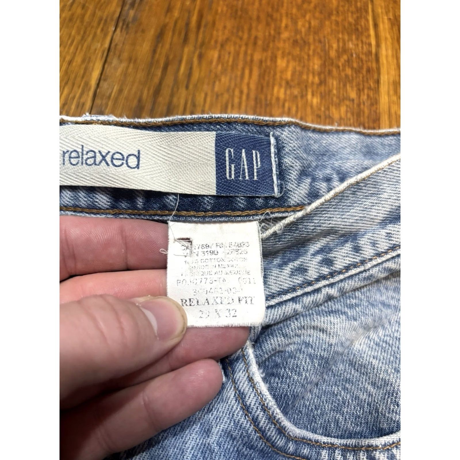 Gap VINTAGE Gap Jeans 29 Blue VTG 29x32 Denim Y2K Wash Size US 29 - 2 Thumbnail