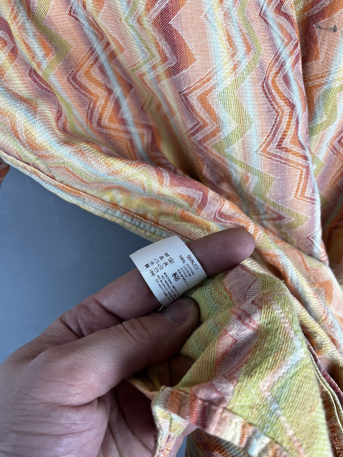 Missoni × Vintage Vintage Button Ups Shirt Missoni Sport Size US M / EU 48-50 / 2 - 14 Thumbnail