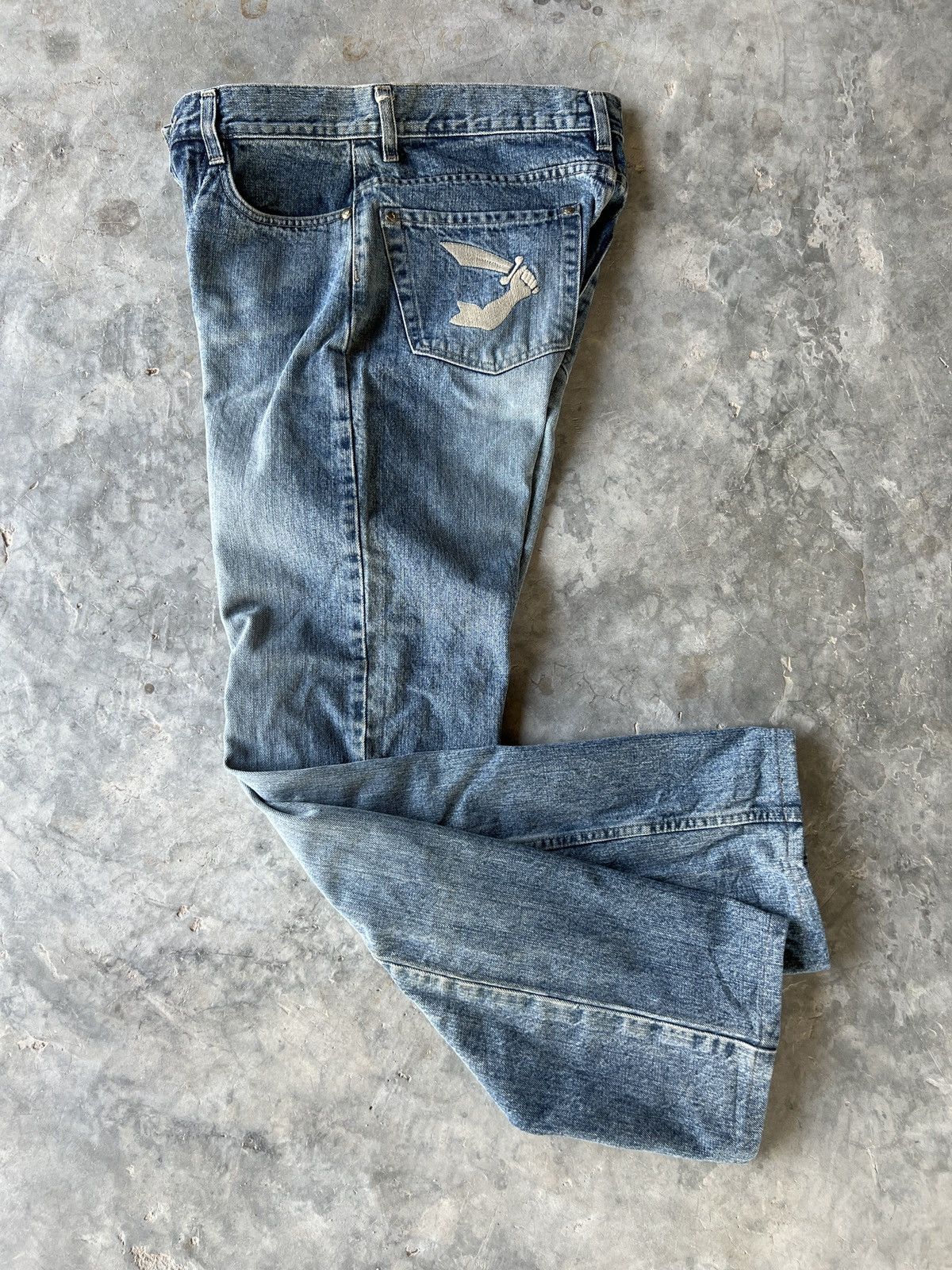 Seditionaries × Vintage × Vivienne Westwood 90s vintage Vivienne Westwood jeans, Anglomania,Embroidery Size US 31 - 3 Thumbnail