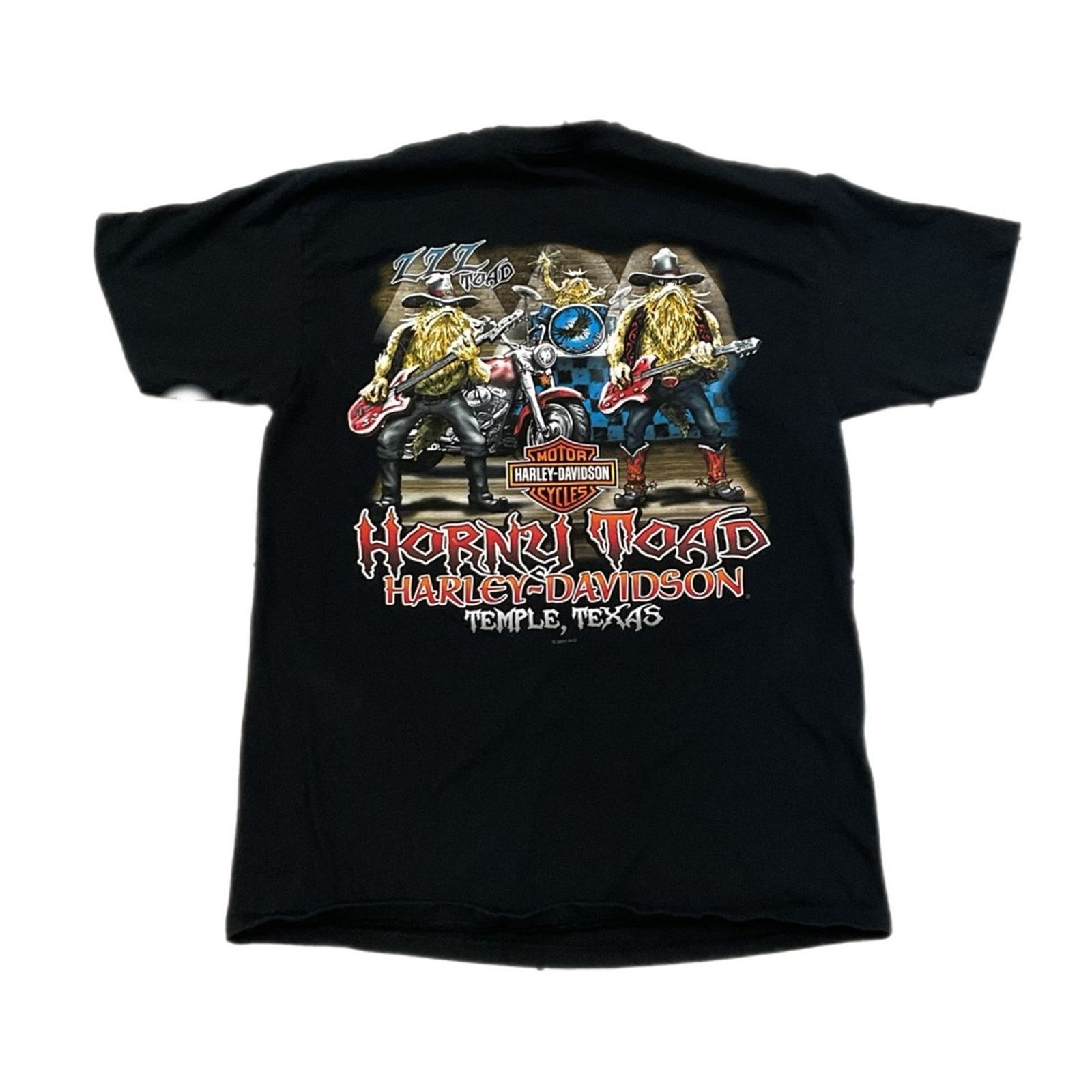 Harley Davidson Harley Davidson Temple Texas Horny Toad T-Shirt Size US M / EU 48-50 / 2 - 2 Thumbnail
