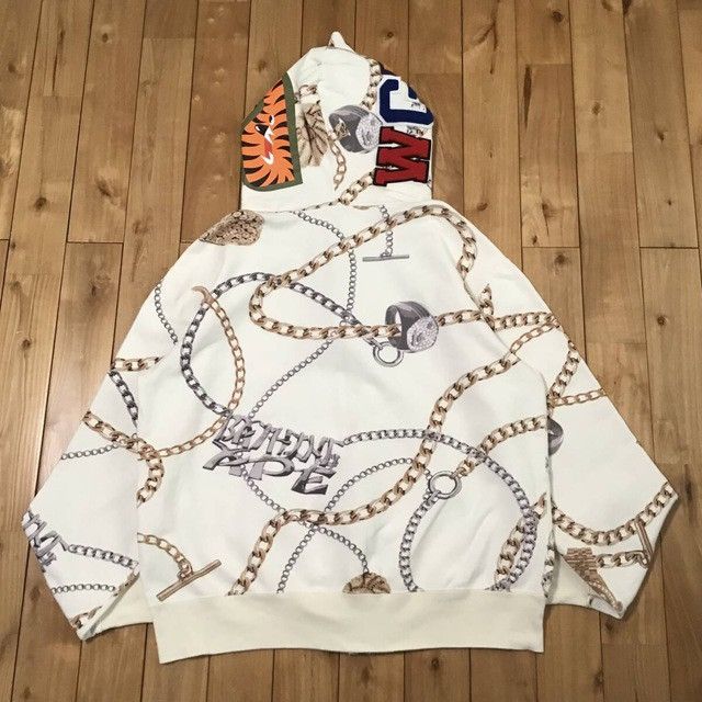 Bape 🔥2XL🔥 BAPE JEWELS SHARK FULL ZIP HOODIE a bathing ape XXL Size US XXL / EU 58 / 5 - 2 Thumbnail