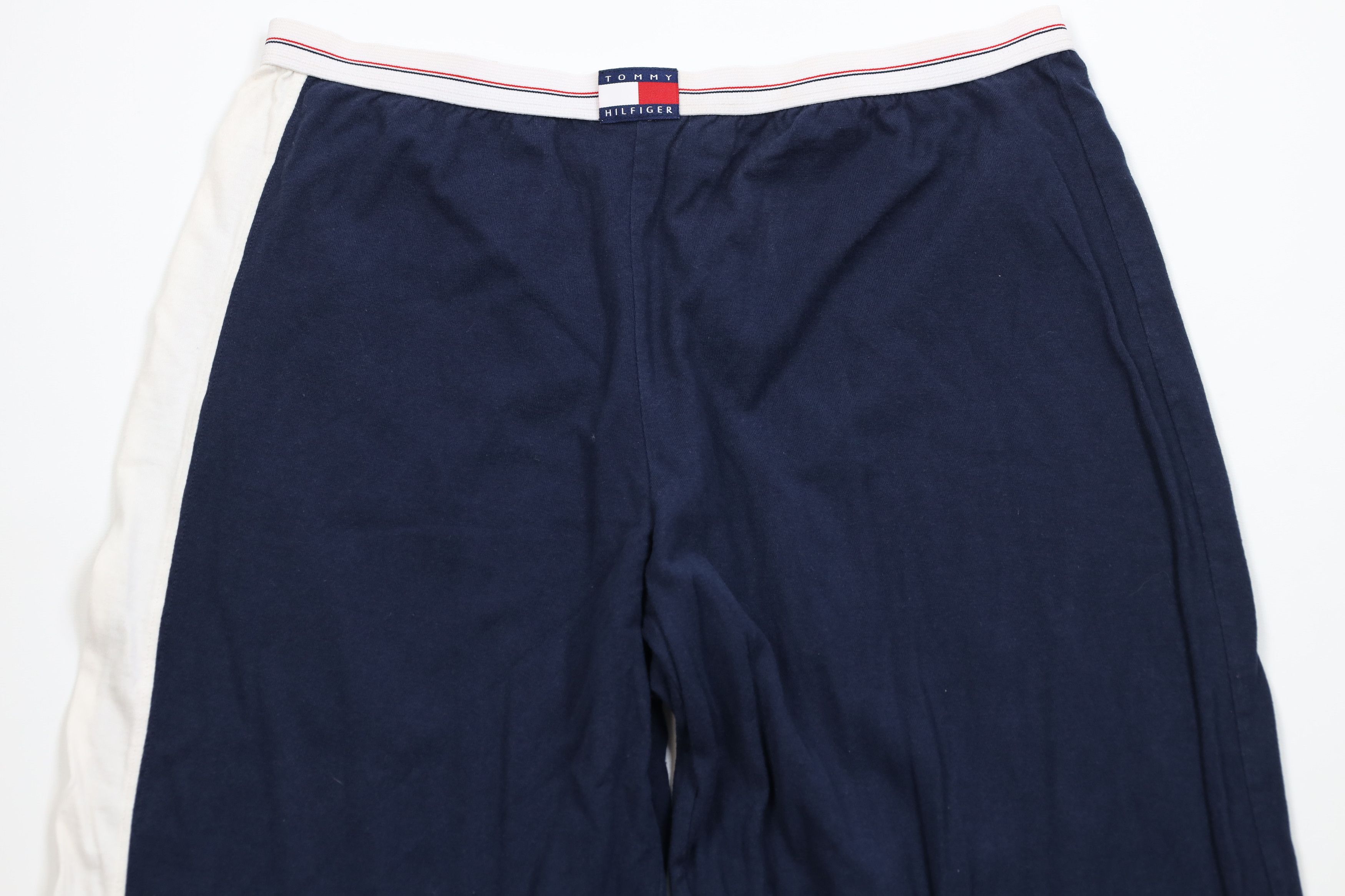 Tommy Hilfiger Vintage 90s Y2K Tommy Hilfiger Spell Wide Leg Pajama Pants Size US 36 / EU 52 - 2 Thumbnail