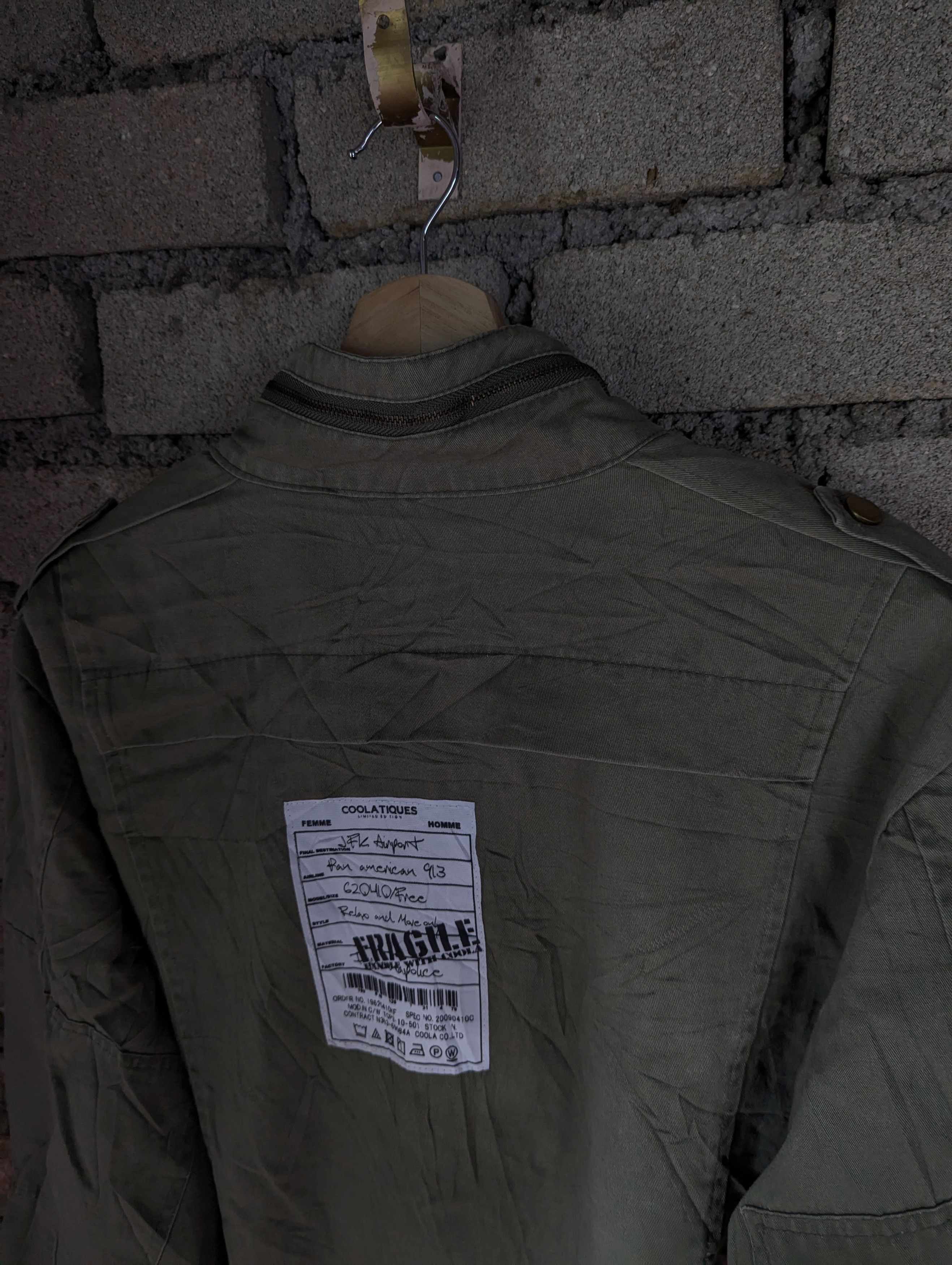 Handmade COOLA KOREAN STYLE ARMY LIMITED EDITION JACKET Size US L / EU 52-54 / 3 - 6 Thumbnail