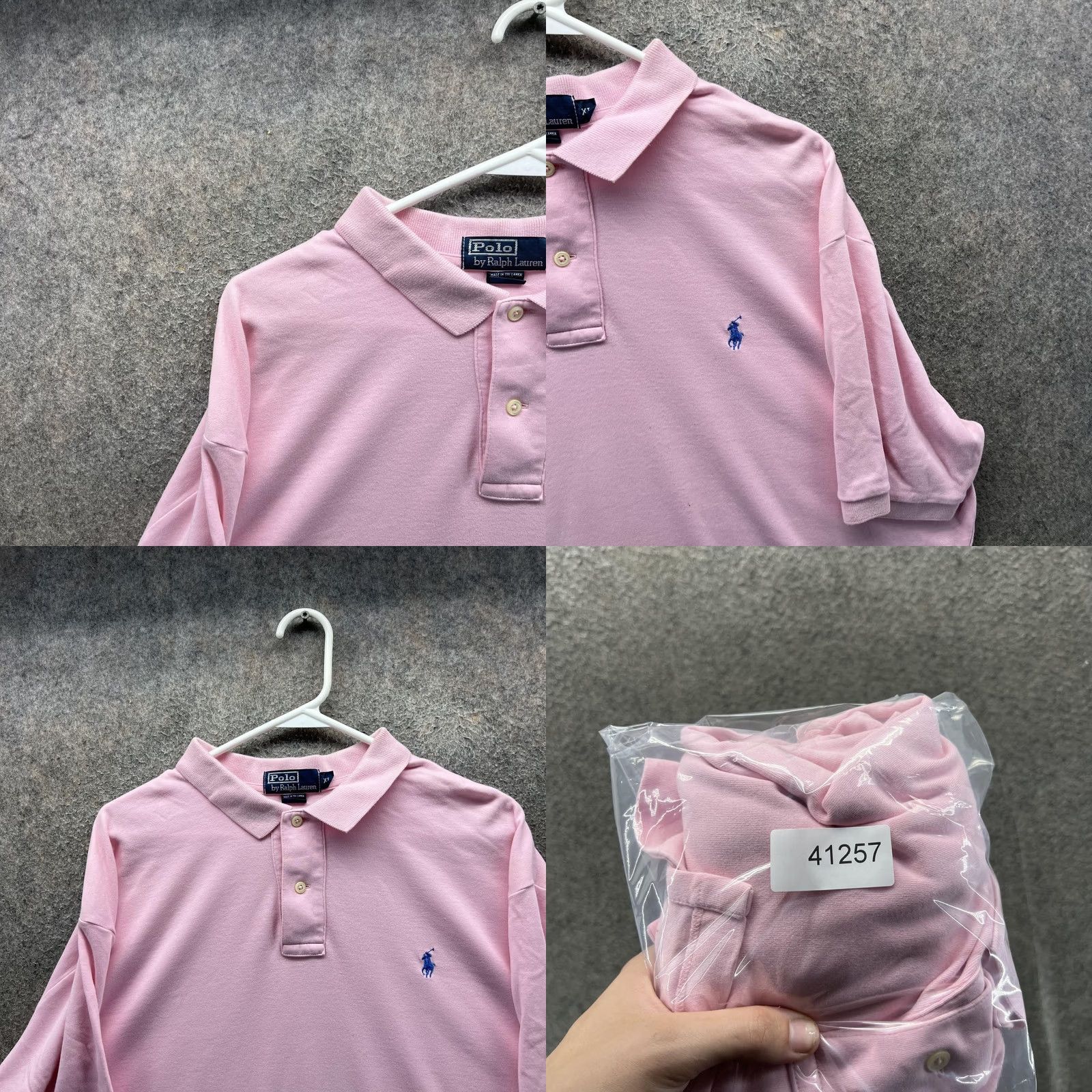 Polo Ralph Lauren Polo Ralph Lauren Polo Shirt Mens XL Pink Solid Pony Logo Short Sleeve Casual Size US XL / EU 56 / 4 - 8 Thumbnail