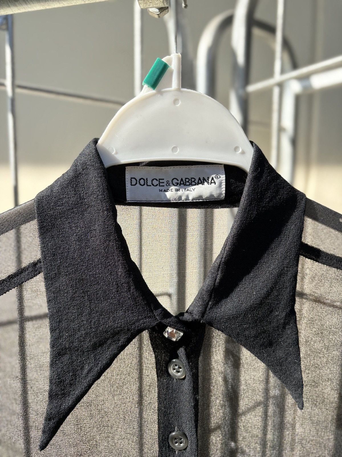 Dolce & Gabbana Dolce & Gabbana chiffon black shirt Size M / US 6-8 / IT 42-44 - 7 Thumbnail