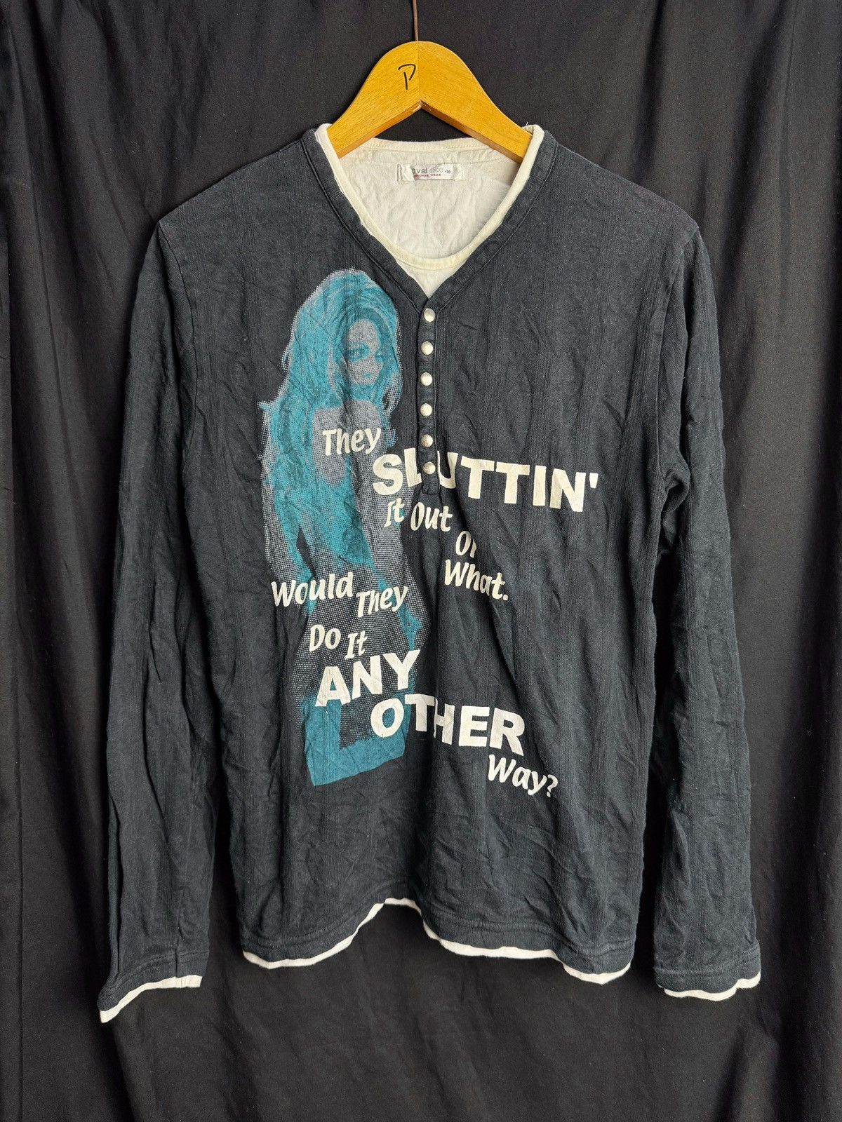 Hysteric Glamour Ovaldice Japanese Long Sleeve Size US M / EU 48-50 / 2 - 1 Thumbnail