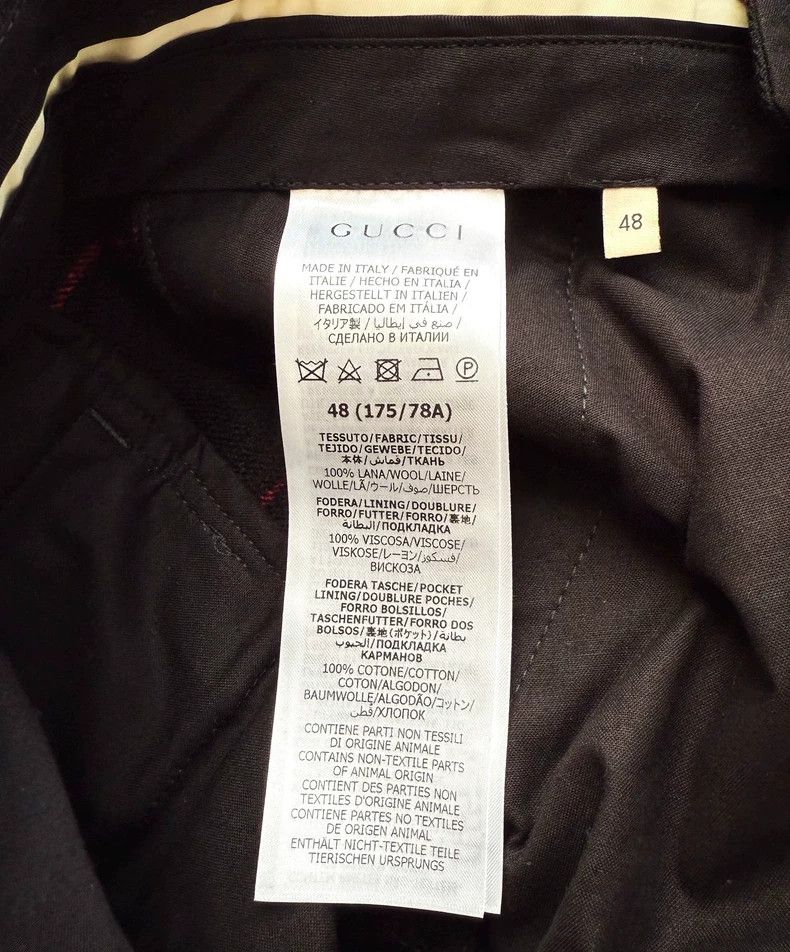 Gucci Gucci 24SS spring and summer show suit pants Size 48R - 8 Thumbnail