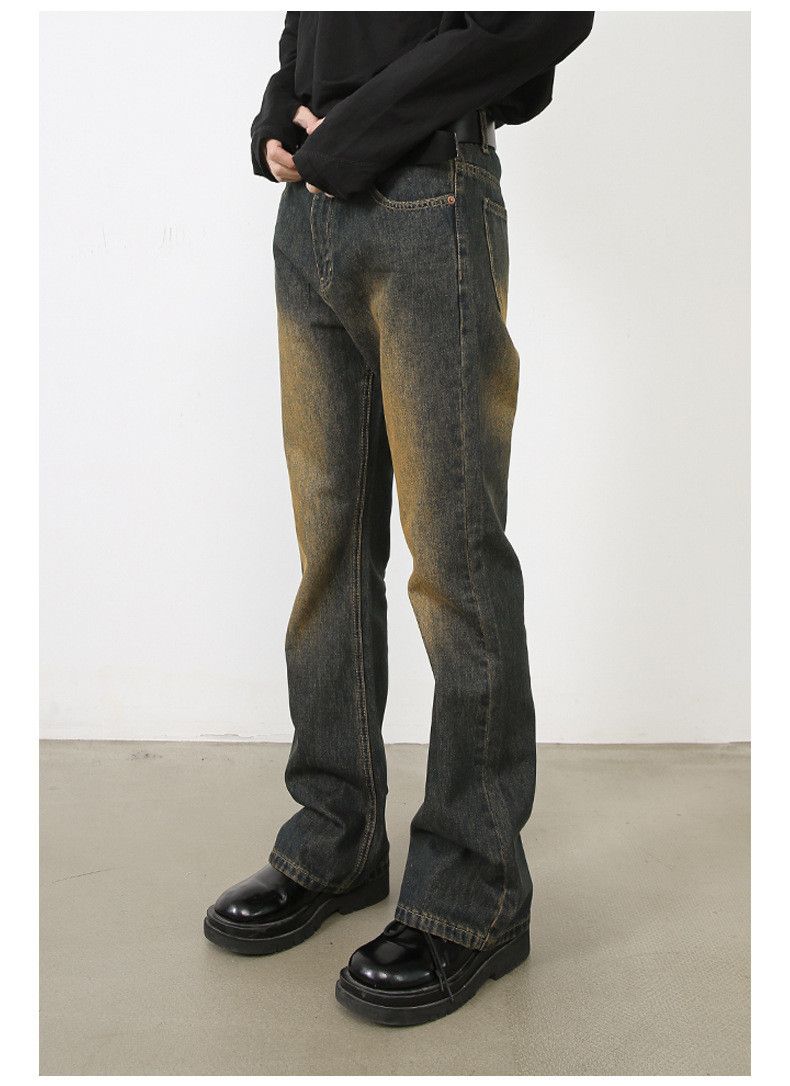 Vintage Japanese men's retro tall loose cleanfit flared jeans Size US 32 / EU 48 - 4 Thumbnail