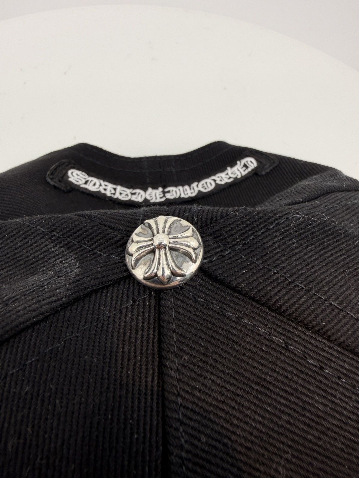 Chrome Hearts Chrome Hearts Horseshoe Denim Baseball Hat Black Size ONE SIZE - 2 Thumbnail