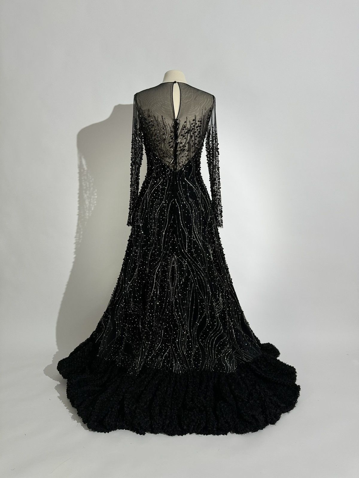 Other Brand New US 10 GEMY MAALOUF Beaded Embroidered Gown Size L / US 10 / IT 46 - 14 Thumbnail