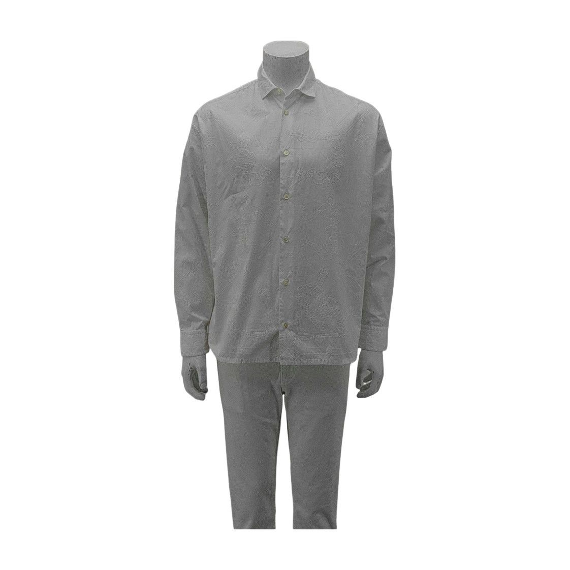 Hermes Hermès White Cotton Long Sleeve Shirt M Size US XXS / EU 40 - 1 Thumbnail