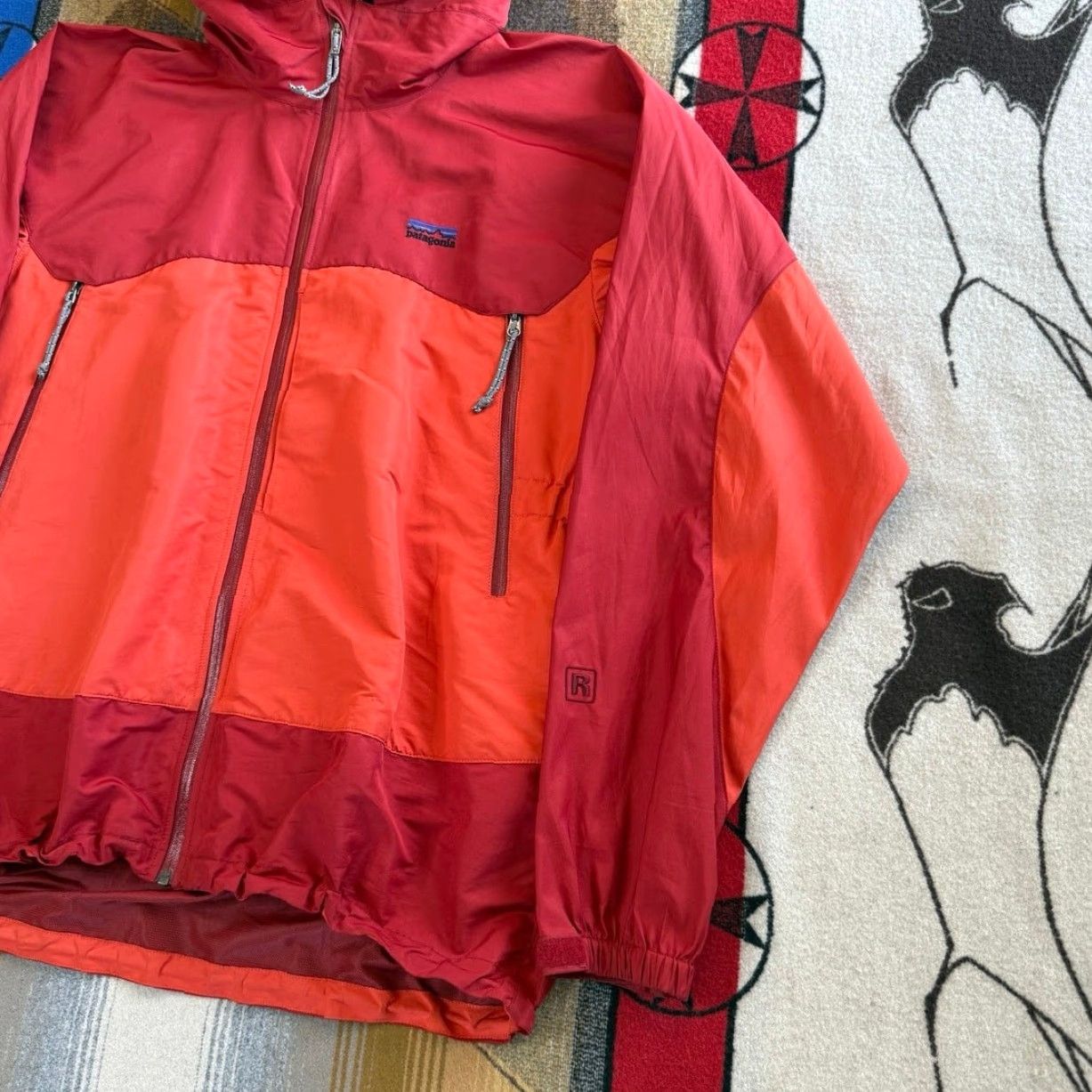 Patagonia VINTAGE Patagonia Mountain Parka Regulator Rain Jacket XL Men Red Windbreaker Zip Jacket Fall 2002 Outdoor Nature Hiking Mens Size US XL / EU 56 / 4 - 3 Thumbnail