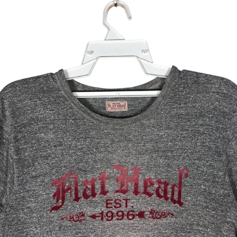 The Flat Head Vintage 90s The Flat Head T-shirt Size US M / EU 48-50 / 2 - 2 Thumbnail