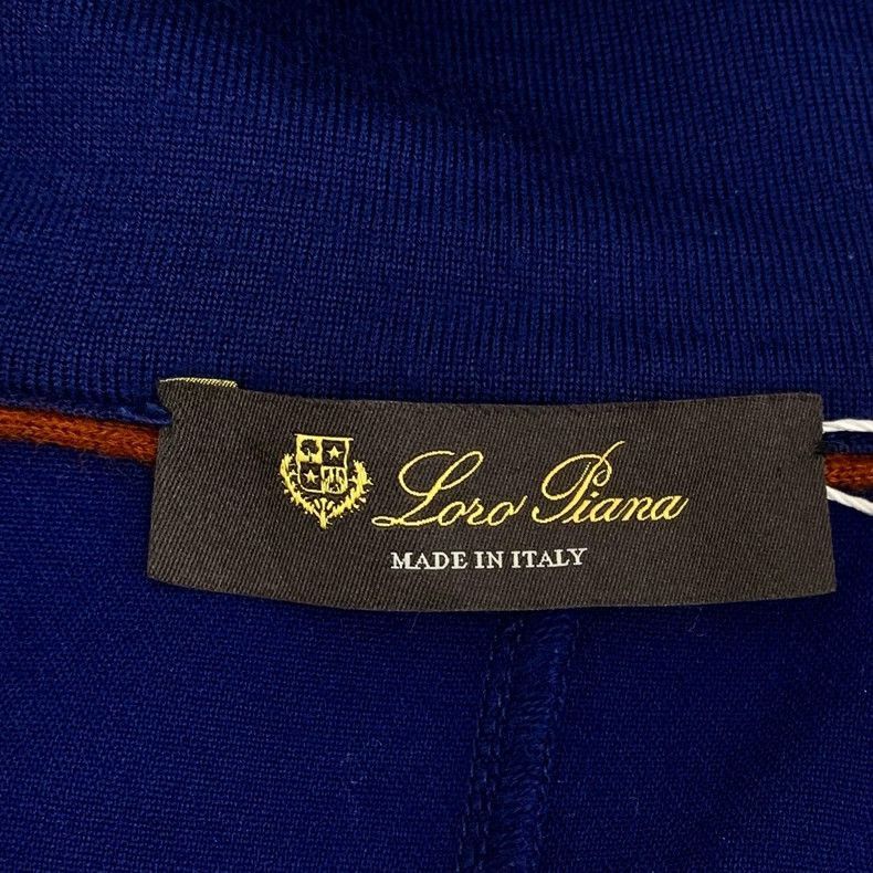 Loro Piana Loro Piana Blue Wool Hooded Jacket- Size US S / EU 44-46 / 1 - 5 Thumbnail