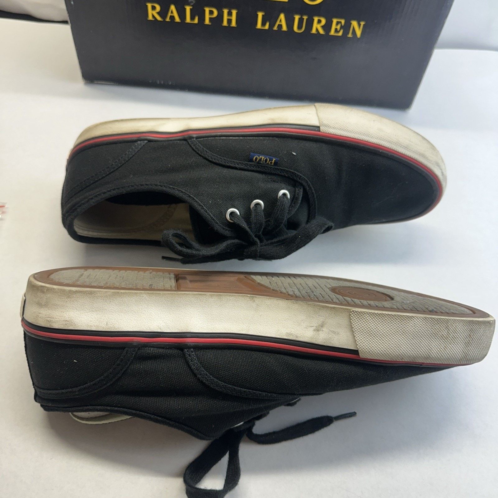 Polo Ralph Lauren POLO RALPH LAUREN MORRAY-SK-VLC BLACK SIZE 10.5 D no box Size US 10.5 / EU 43-44 - 5 Thumbnail