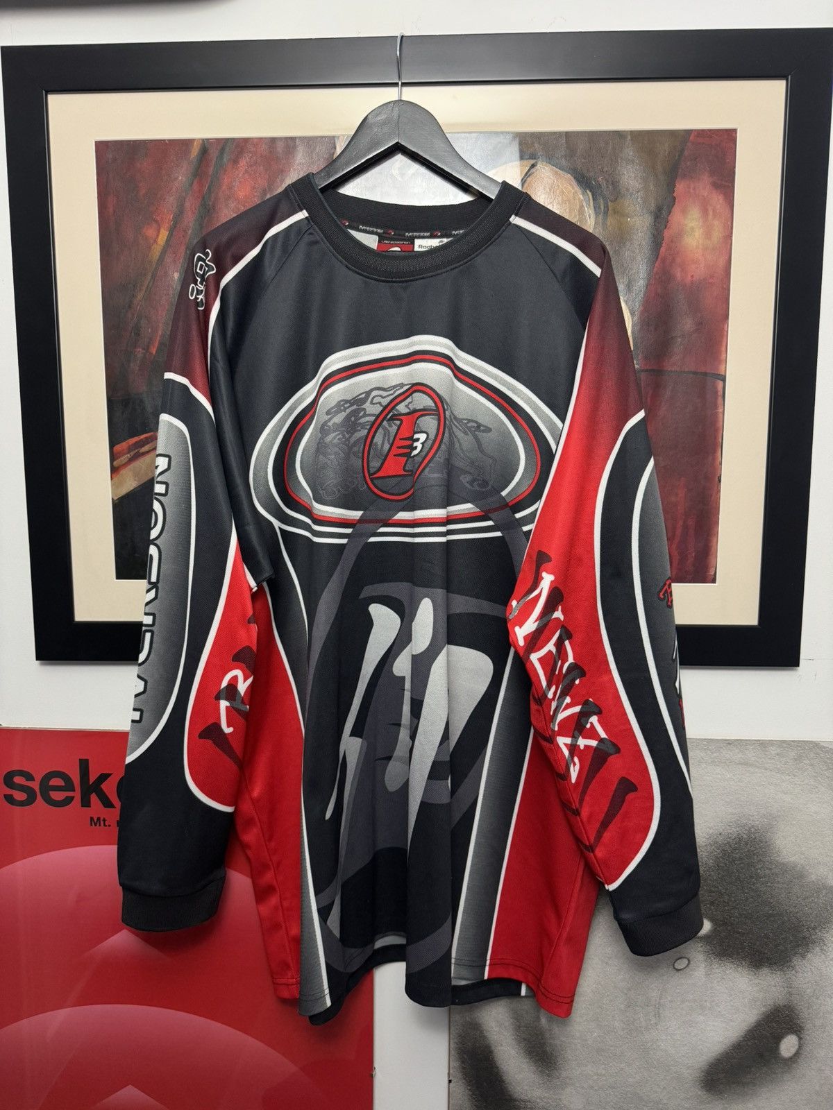 Reebok Reebok Iverson Limited Edition Moto Jersey Vintage Archive Size US XXL / EU 58 / 5 - 1 Thumbnail
