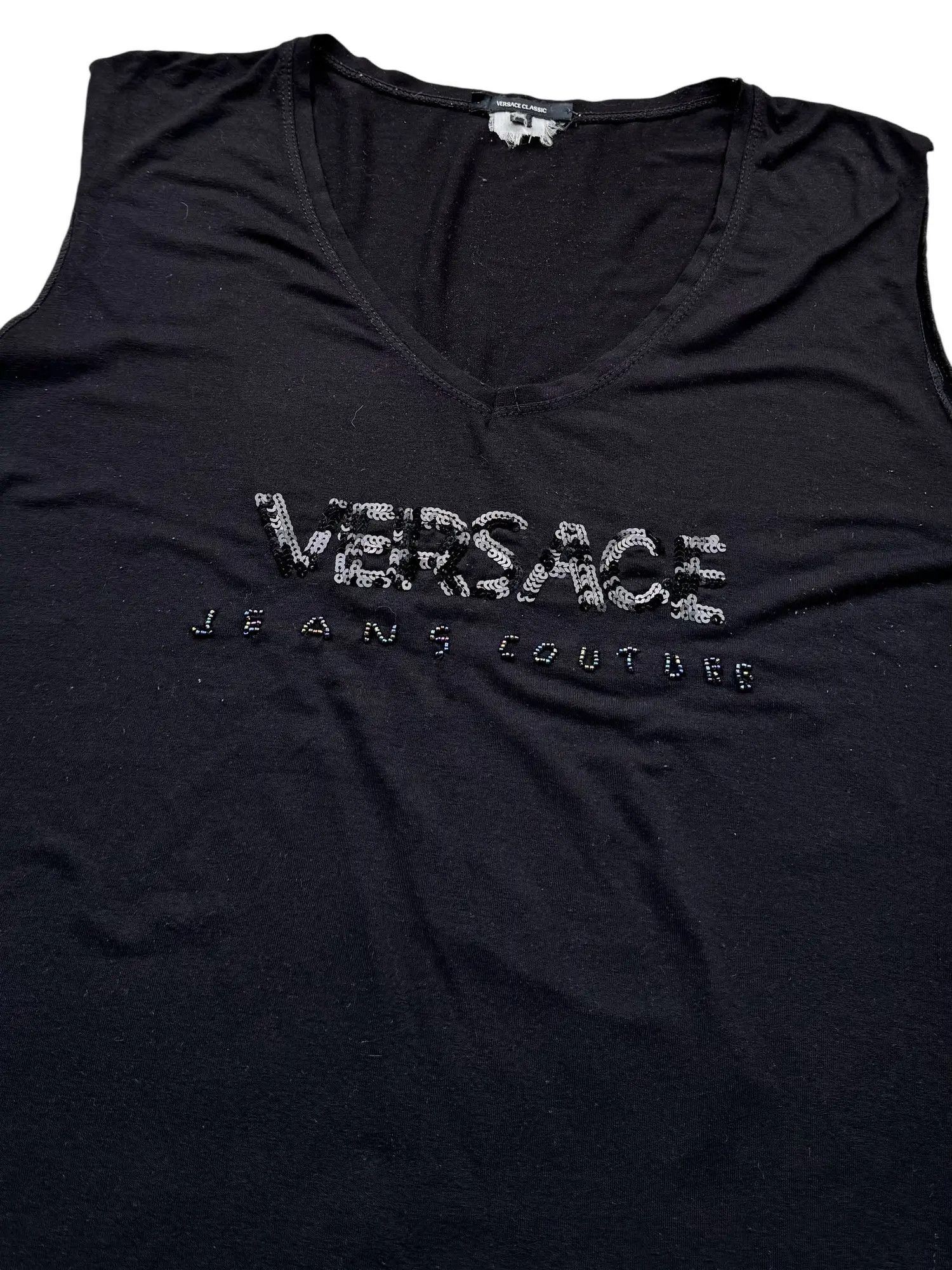 Versace Versace Vintage Tank Top (V9) Size L / US 10 / IT 46 - 2 Thumbnail