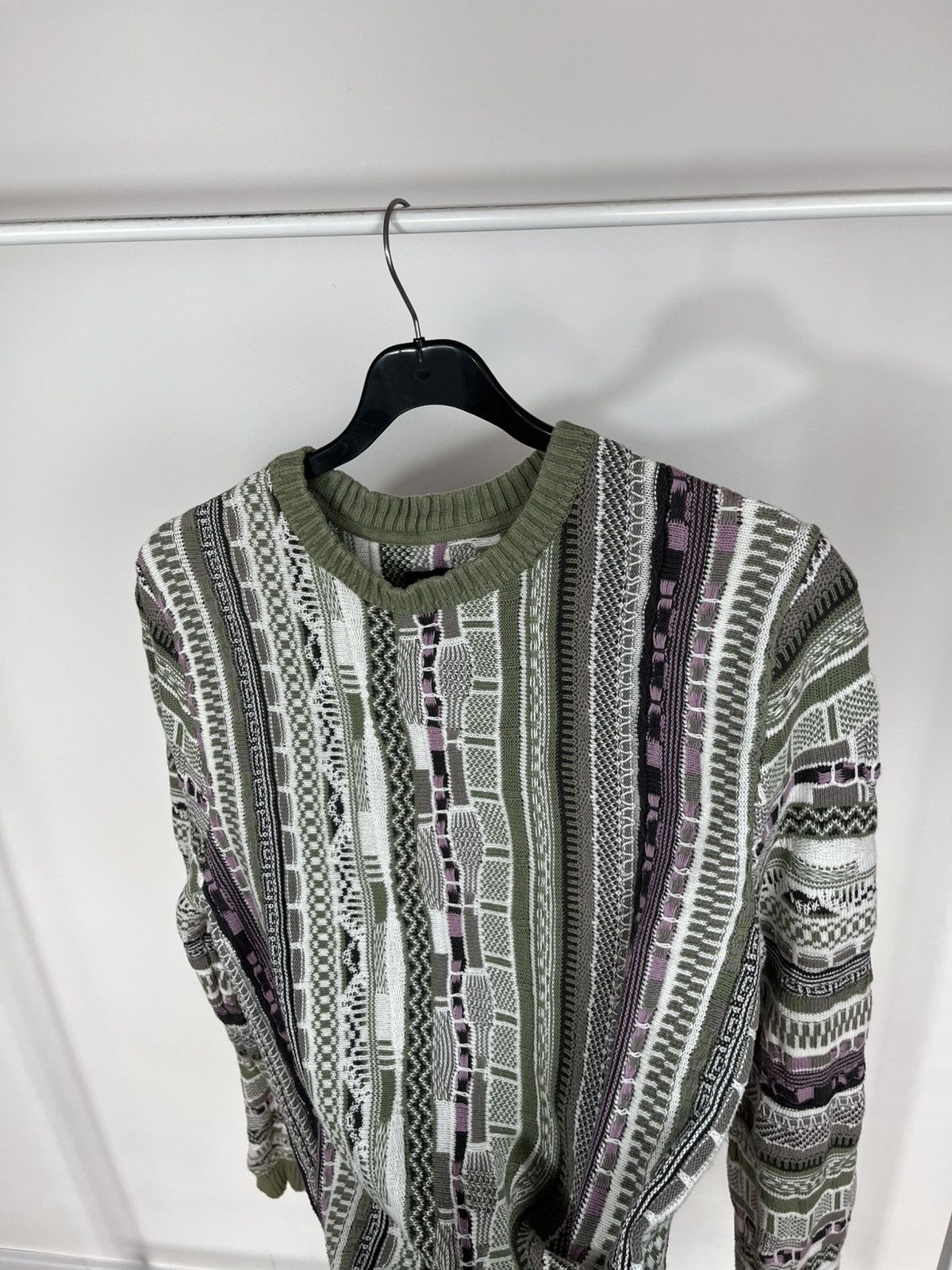 Other Vintage 3D Knit Pattern Sweater Textured Jumper Size L Size US L / EU 52-54 / 3 - 9 Thumbnail