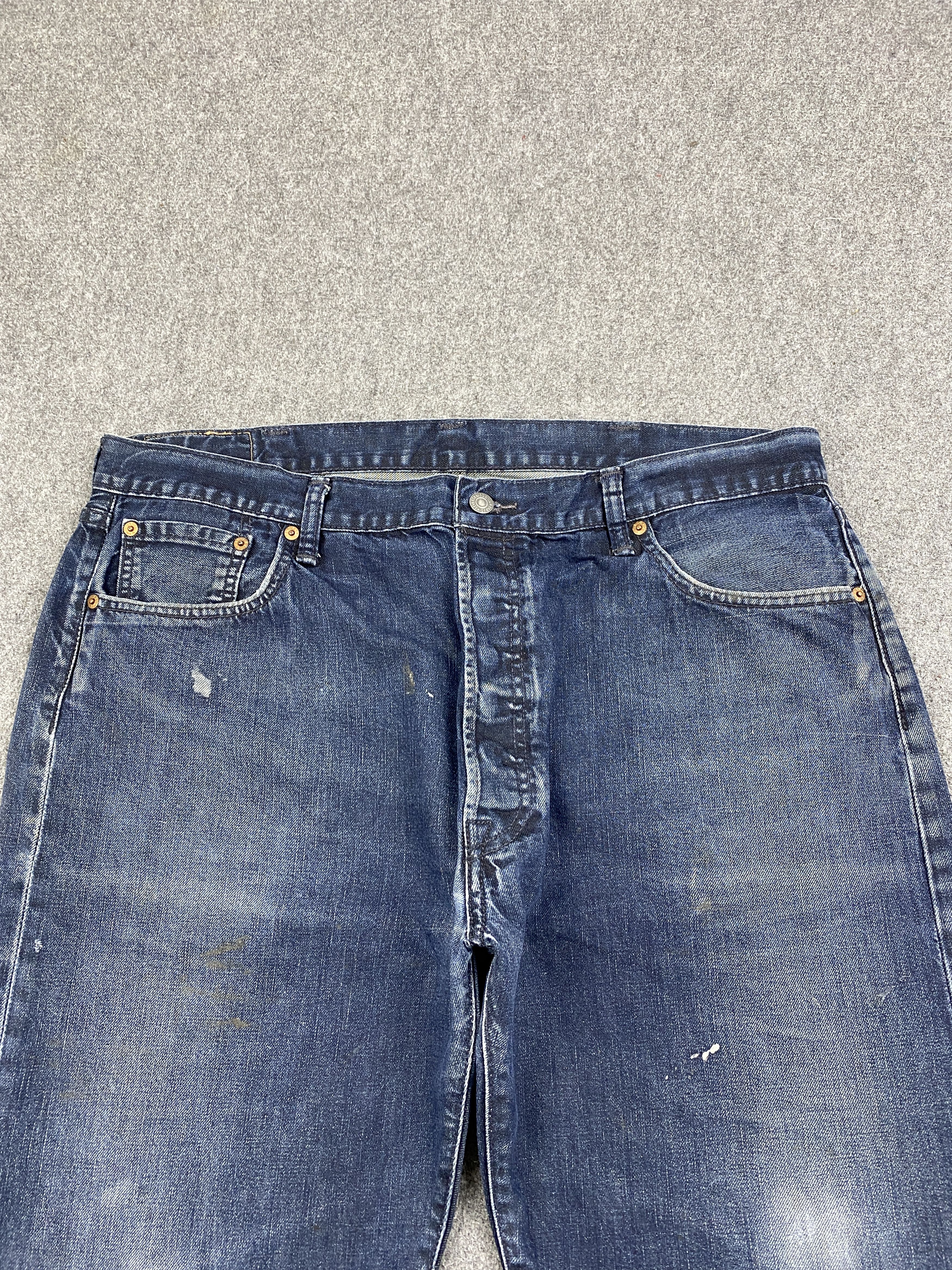 Levi's Vintage Levi's 501 Faded Blue Jeans DP2795 Size US 39 - 2 Thumbnail