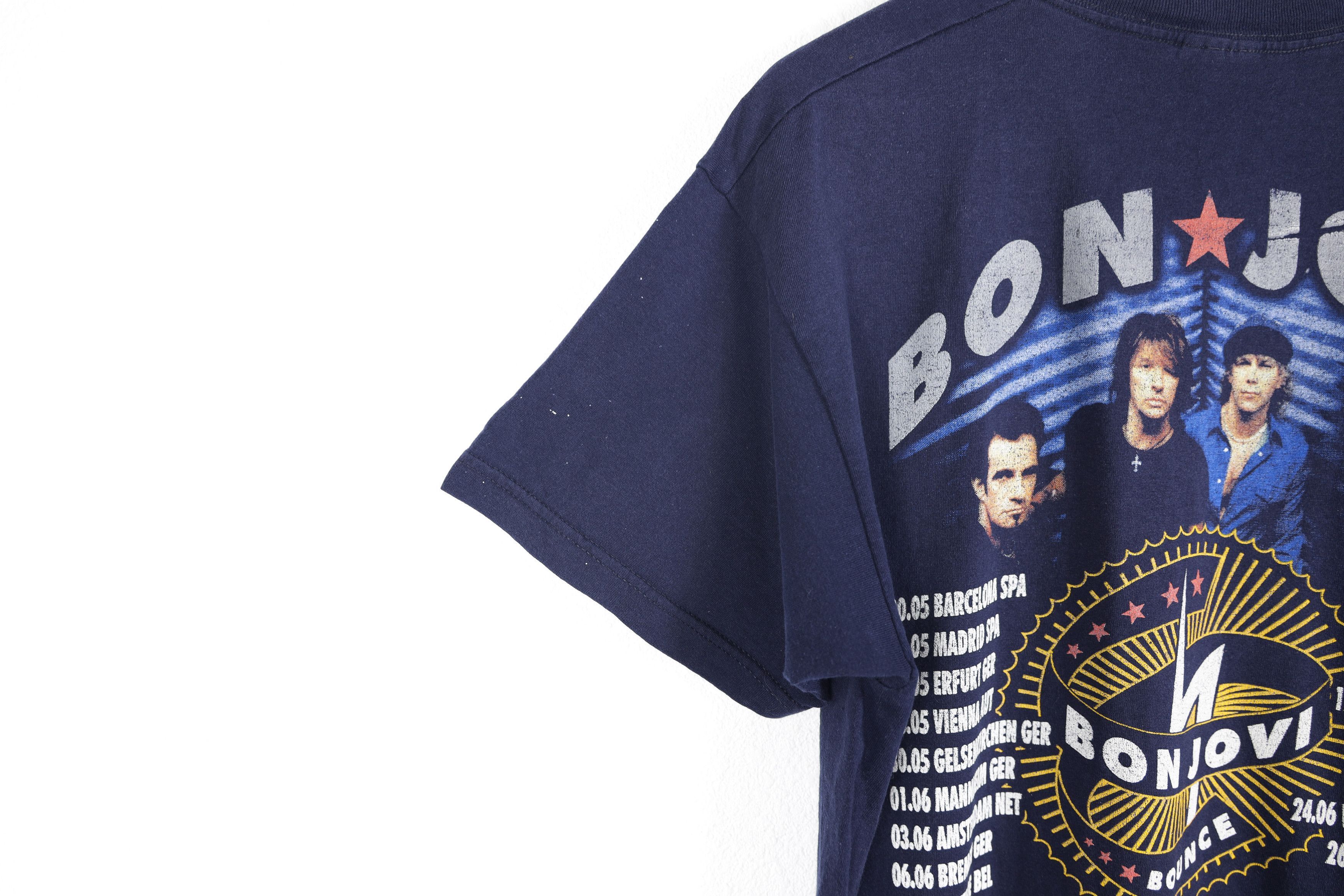 Bon Jovi Vintage Bon Jovi 2003 Bounce Tour Graphic Tee T-shirt Size US L / EU 52-54 / 3 - 11 Thumbnail